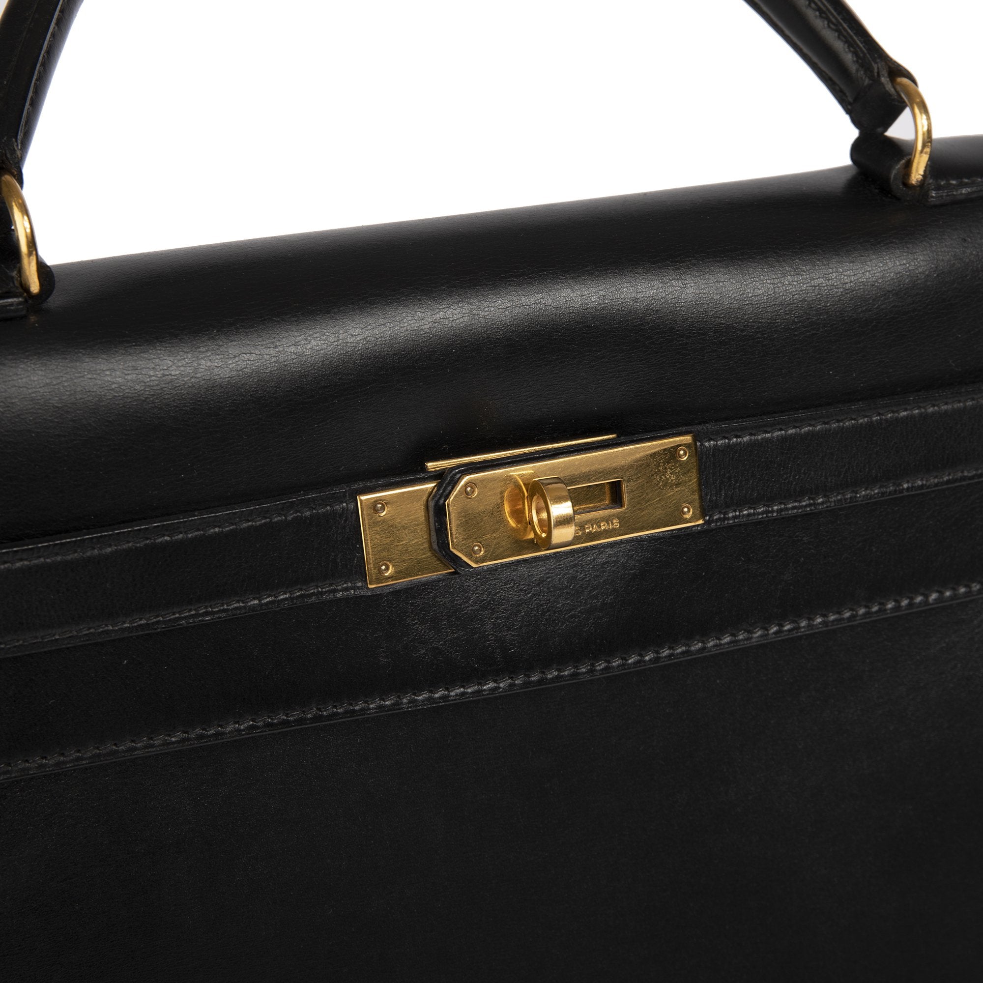 Hermes Black Box Kelly Sellier 32 w/ Box