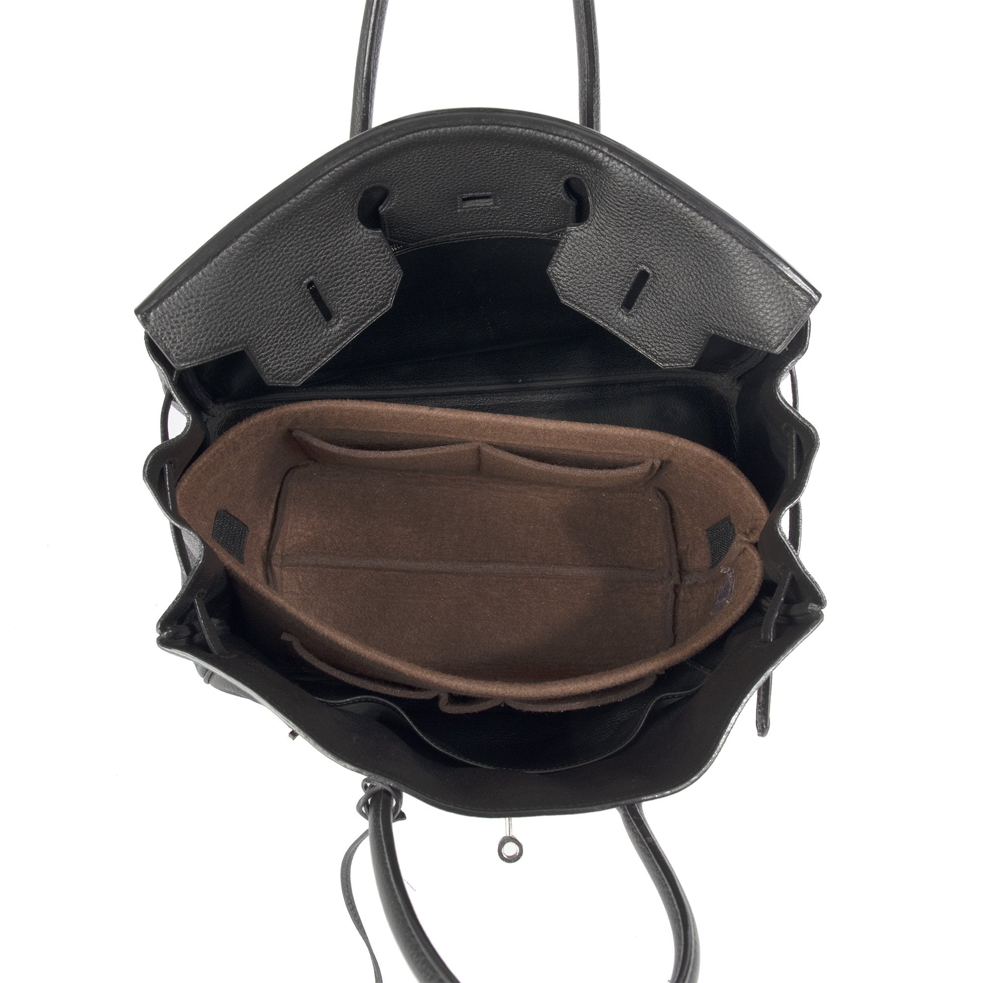 Hermes Black Clemence Birkin 35