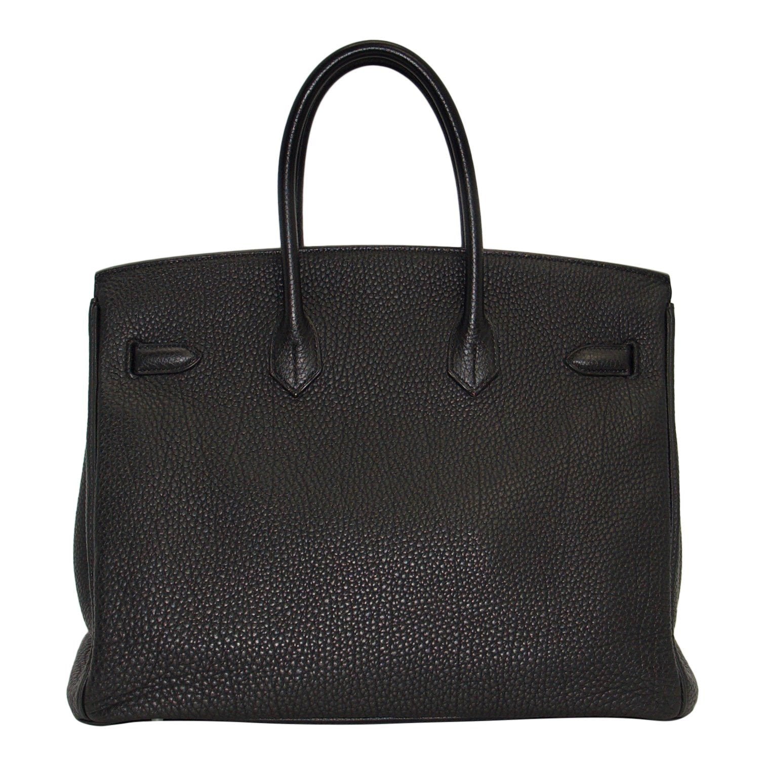 Hermes Black Clemence Birkin 35