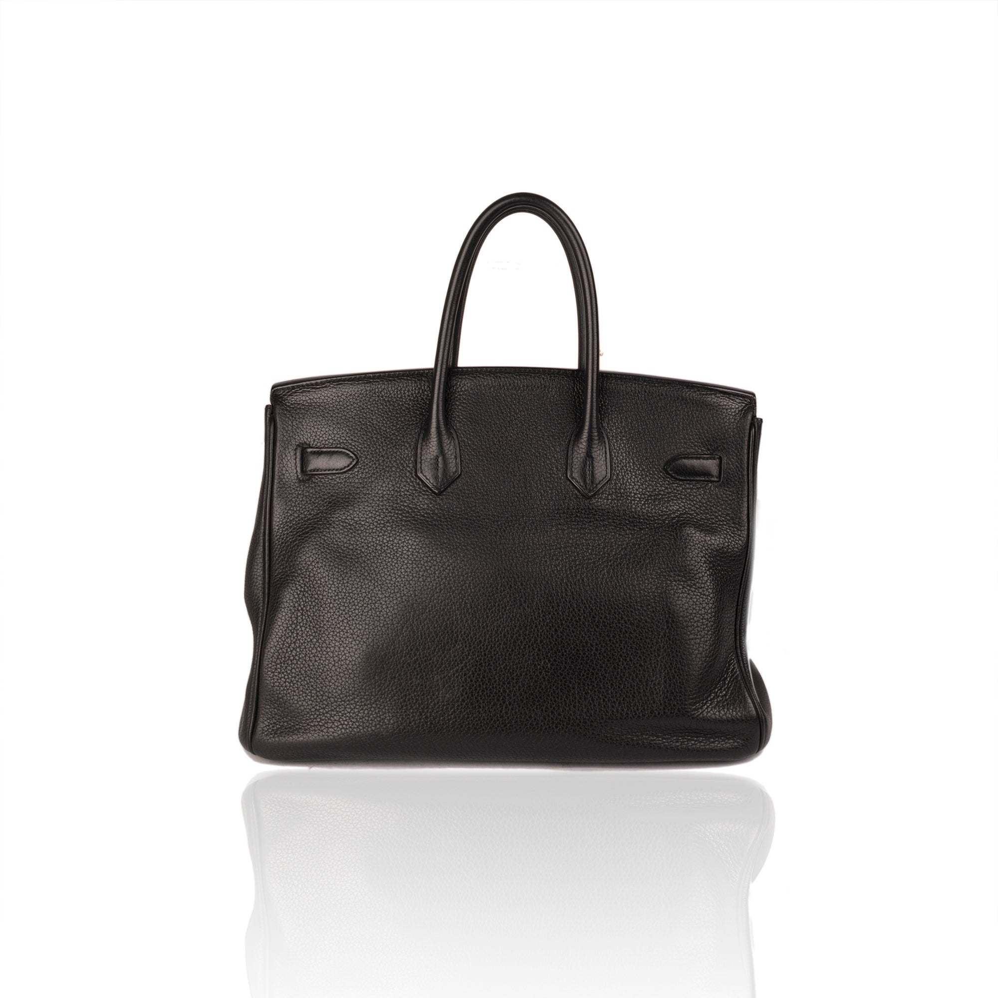 Hermes Black Clemence Birkin 35