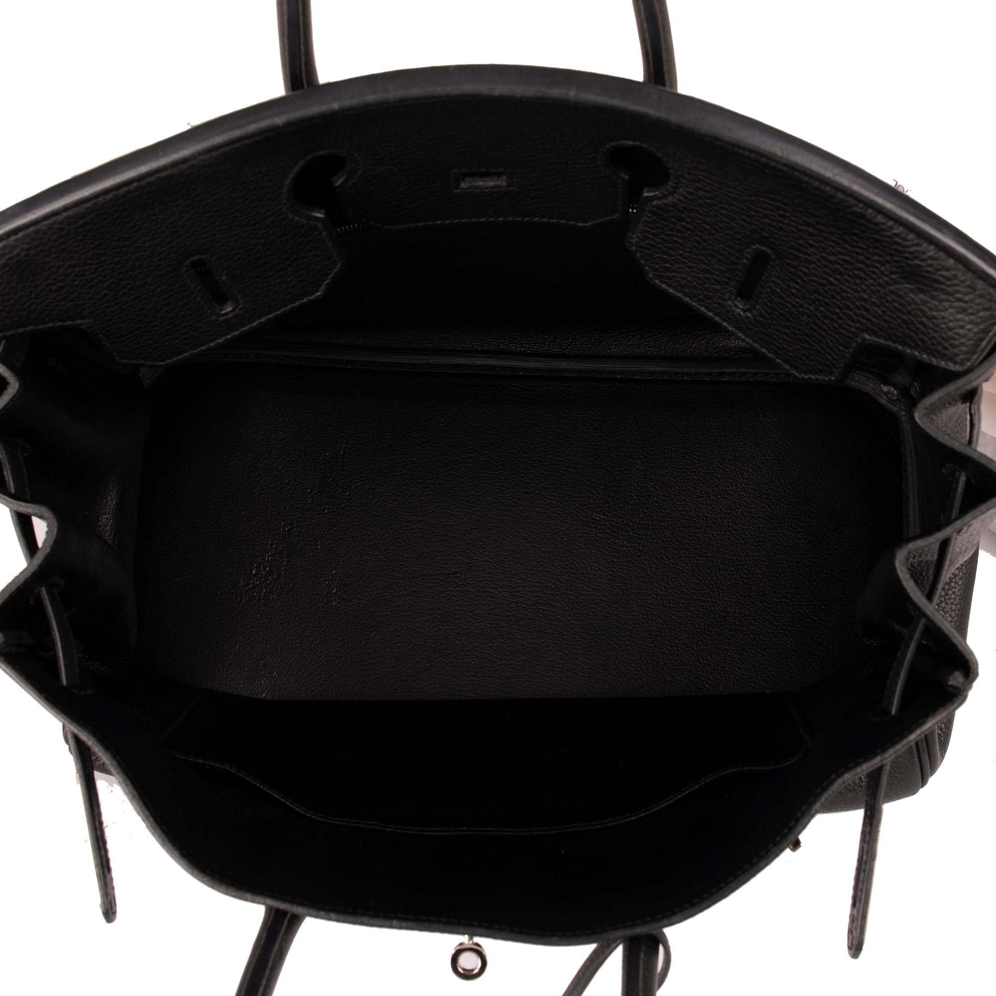 Hermes Black Clemence Birkin 35