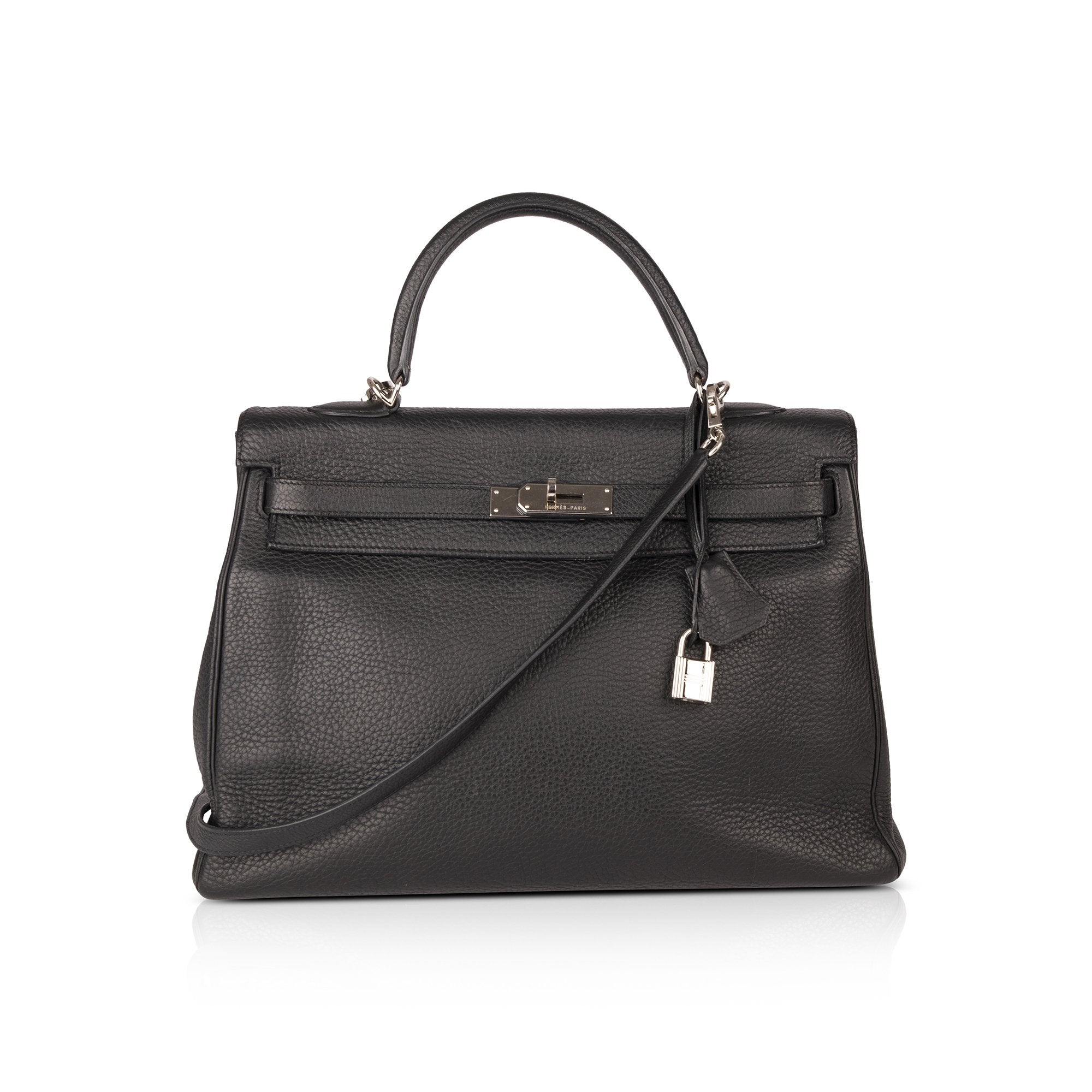 Hermes Black Clemence Kelly Sellier 35