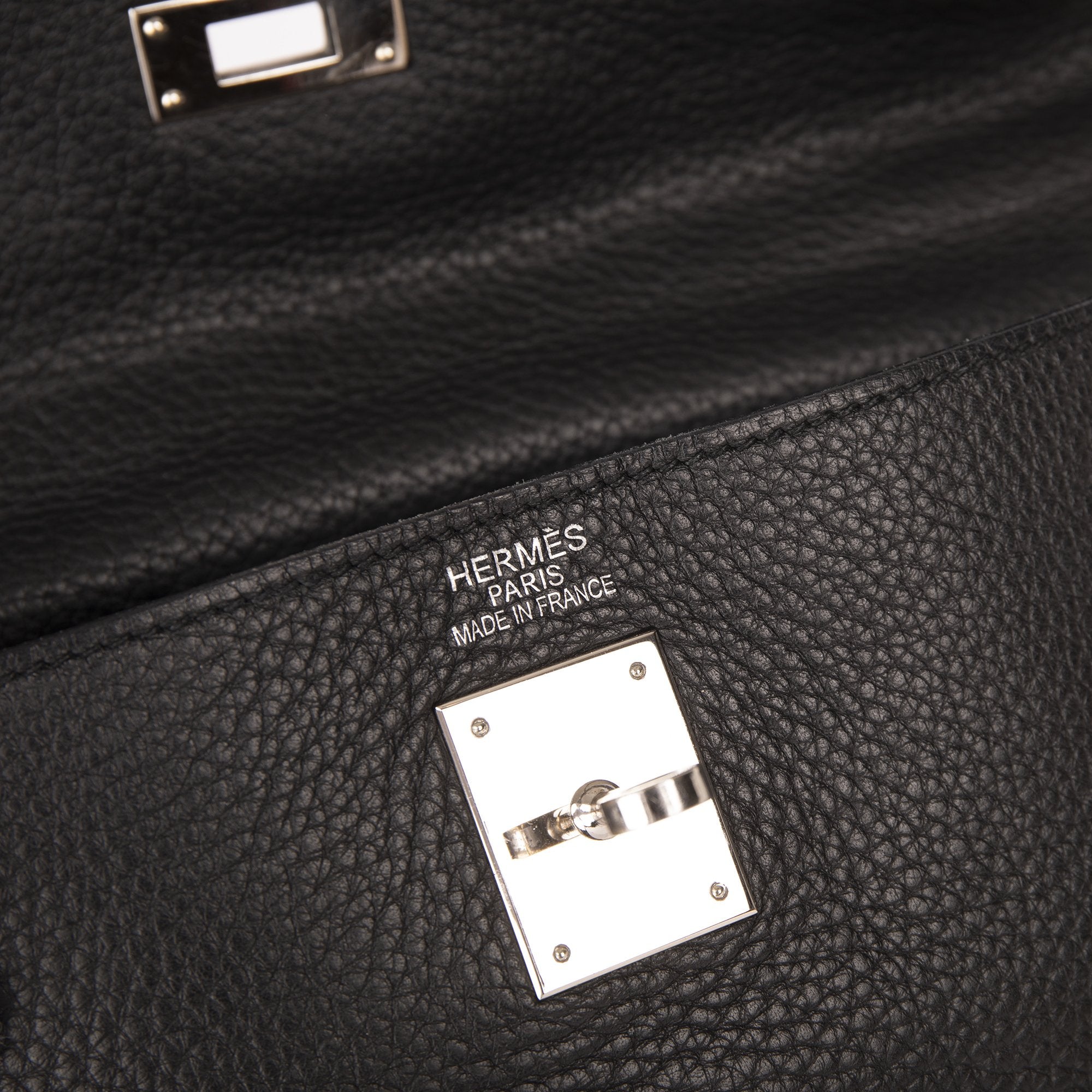 Hermes Black Clemence Kelly Sellier 35