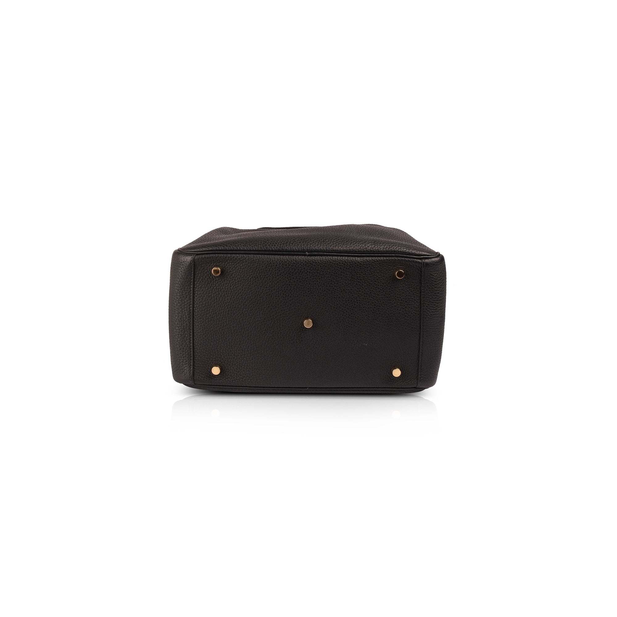 Hermes Black Clemence Lindy 30