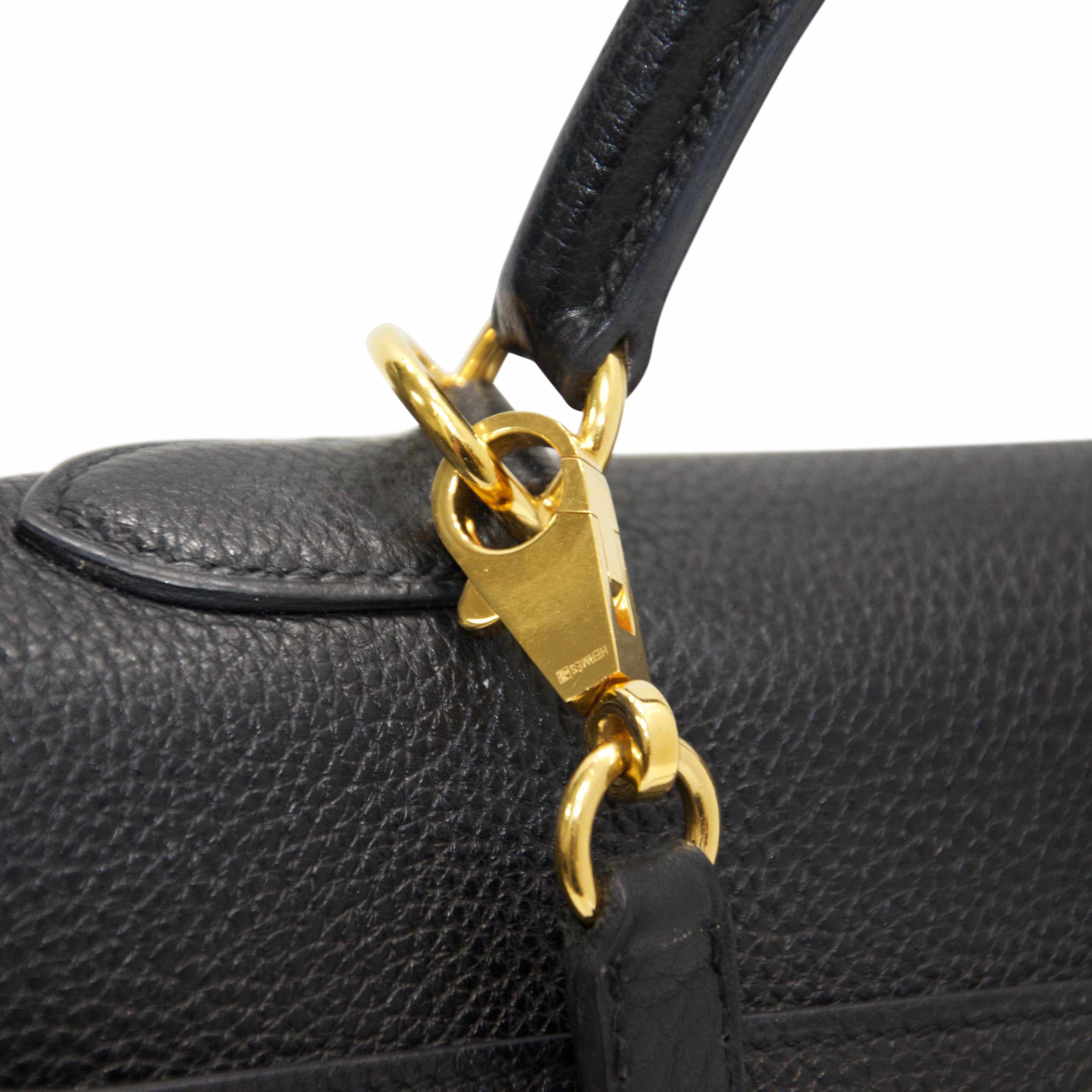 Hermes Black Kelly 35