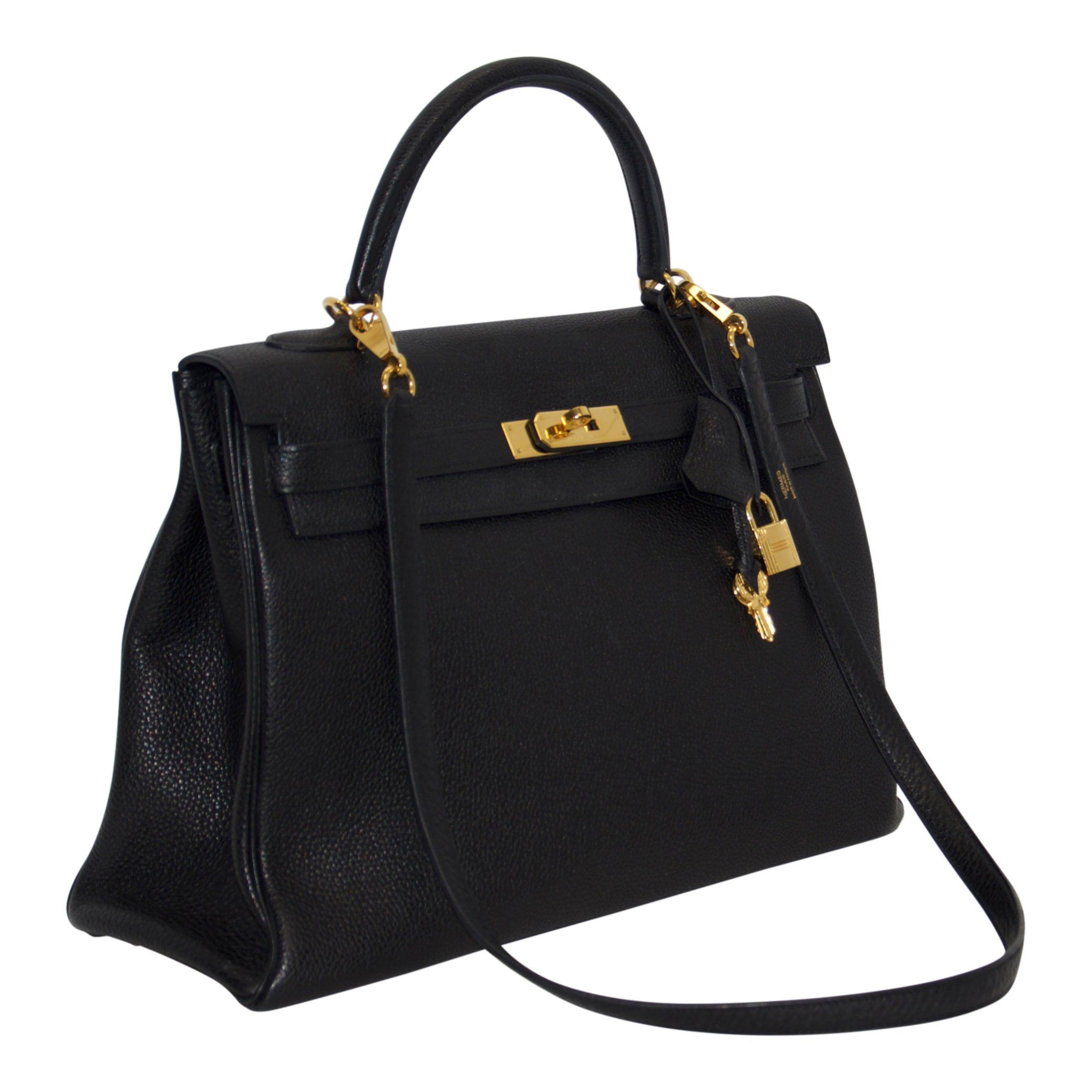 Hermes Black Kelly 35