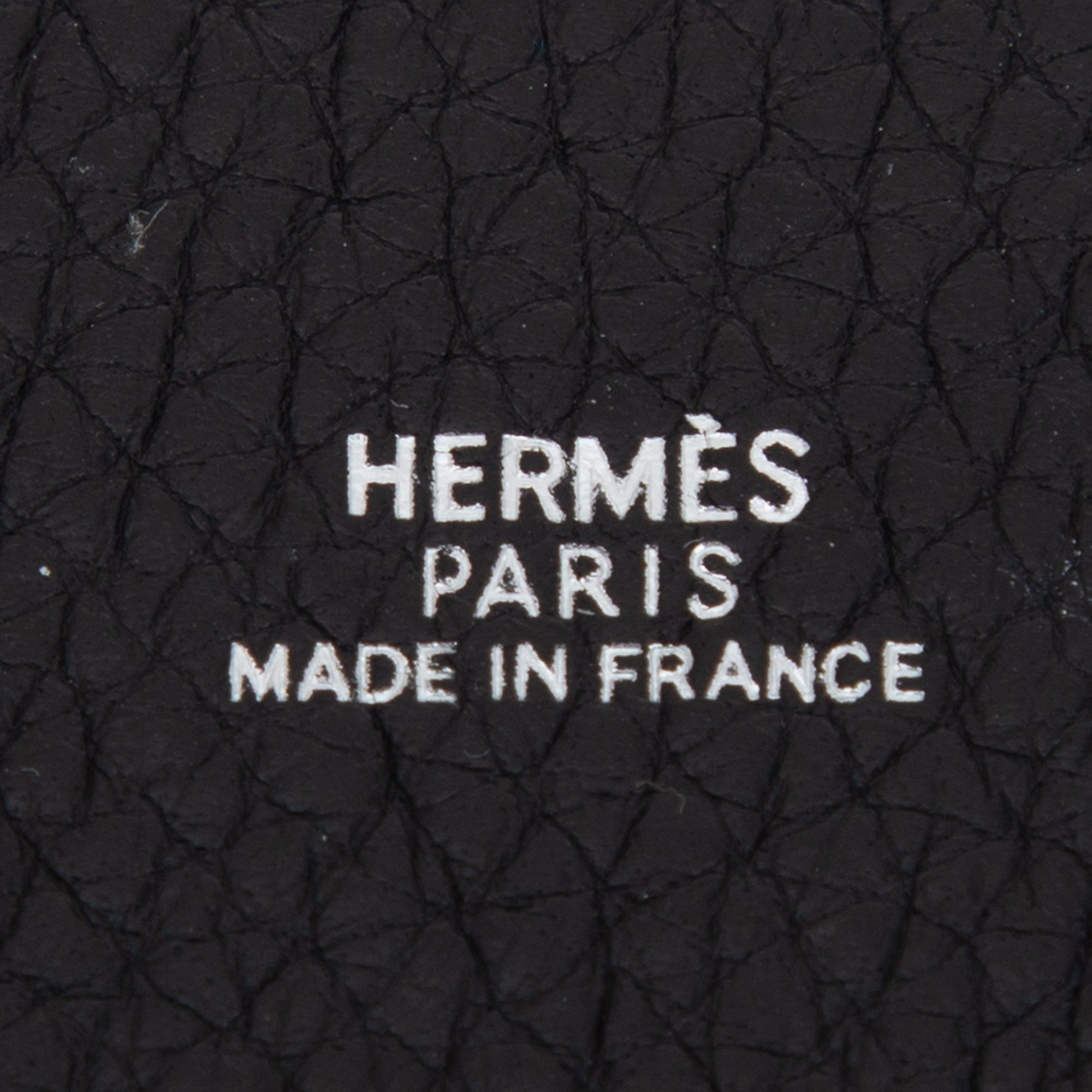 Hermes Black Togo Picotin 18