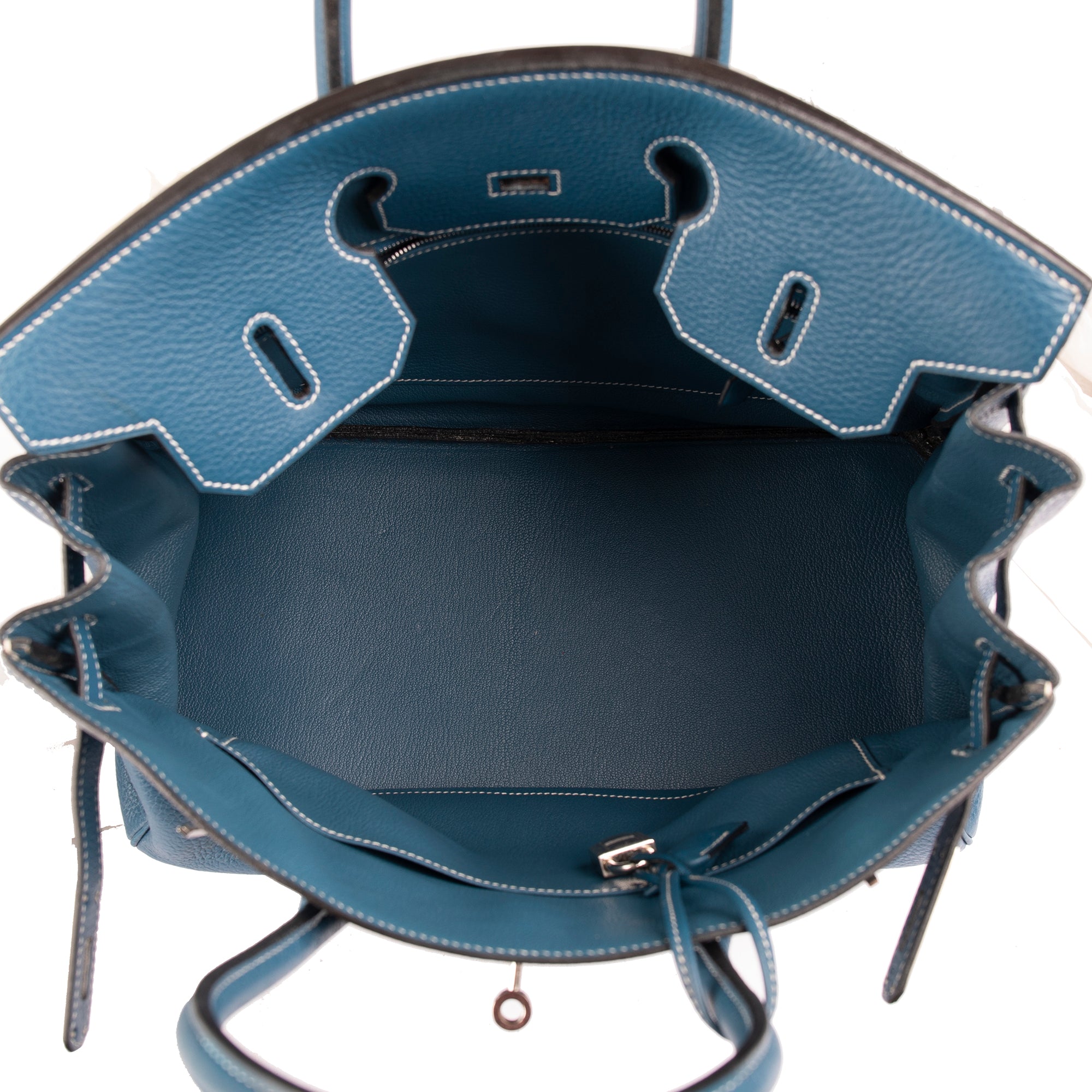 Hermes Bleu Jean Clemence Birkin 35