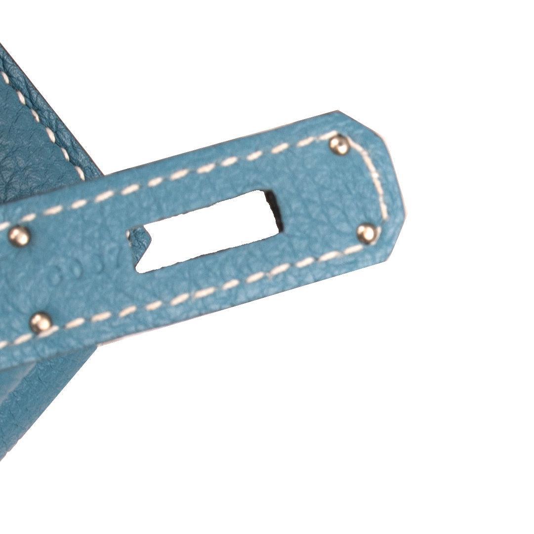 Hermes Bleu Jean Togo Birkin 35 w/ Box