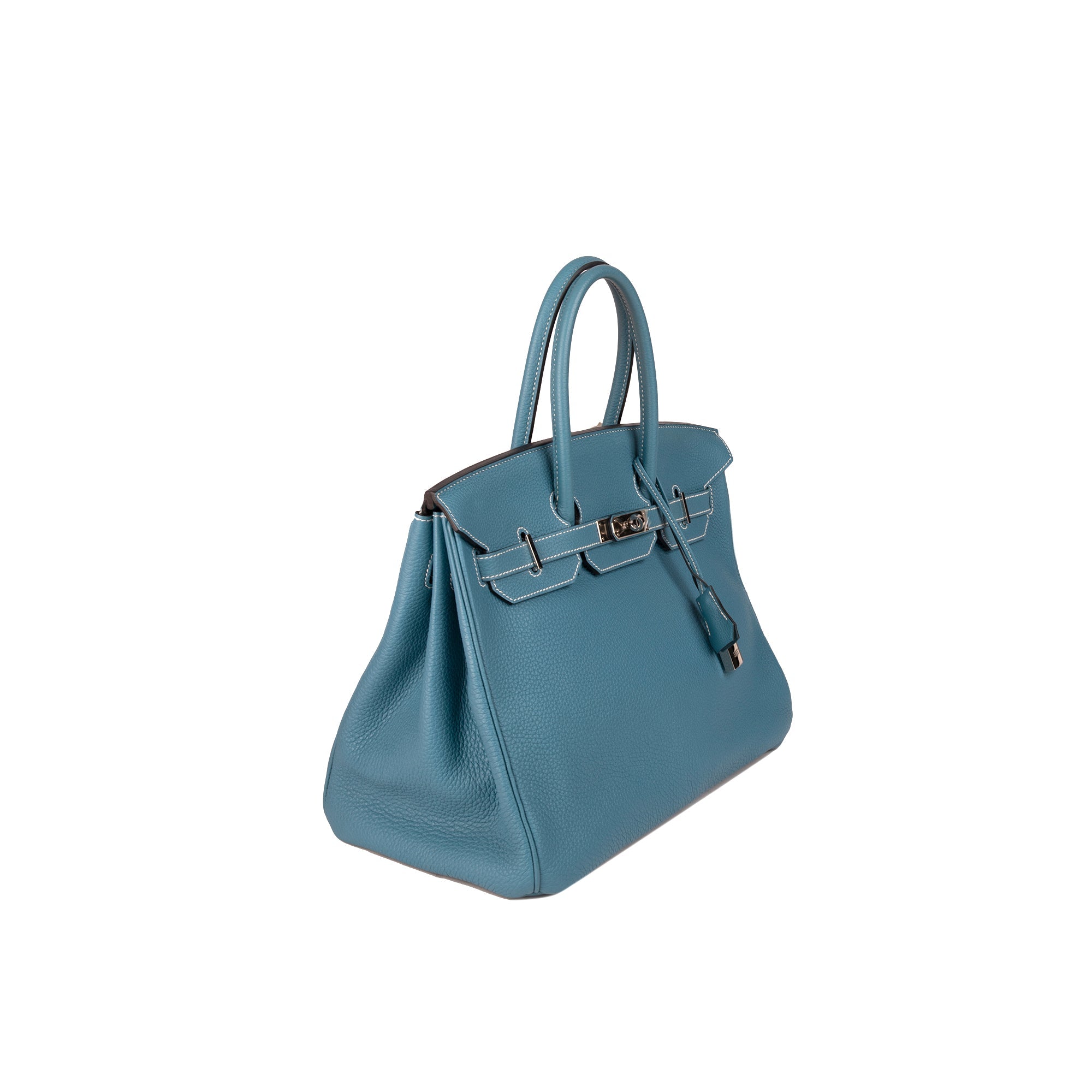 Hermes Bleu Jean Togo Birkin 35 w/ Box