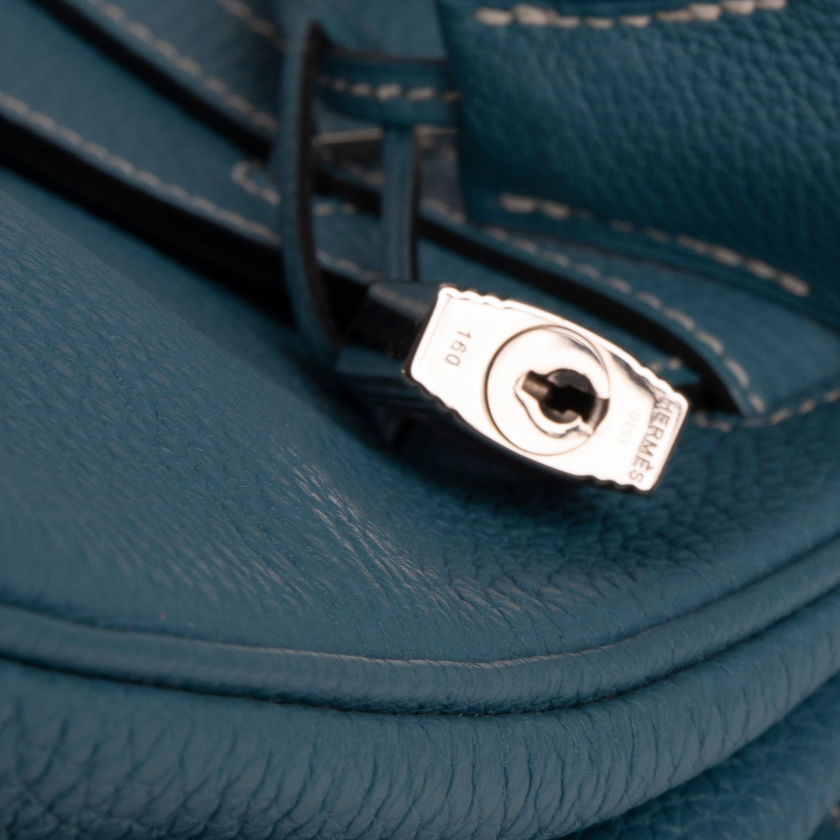 Hermes Bleu Jean Togo Birkin 35 w/ Box