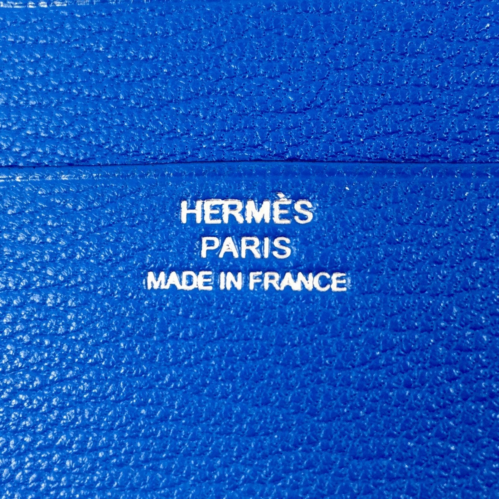Hermes Blue Evelyne Wallet