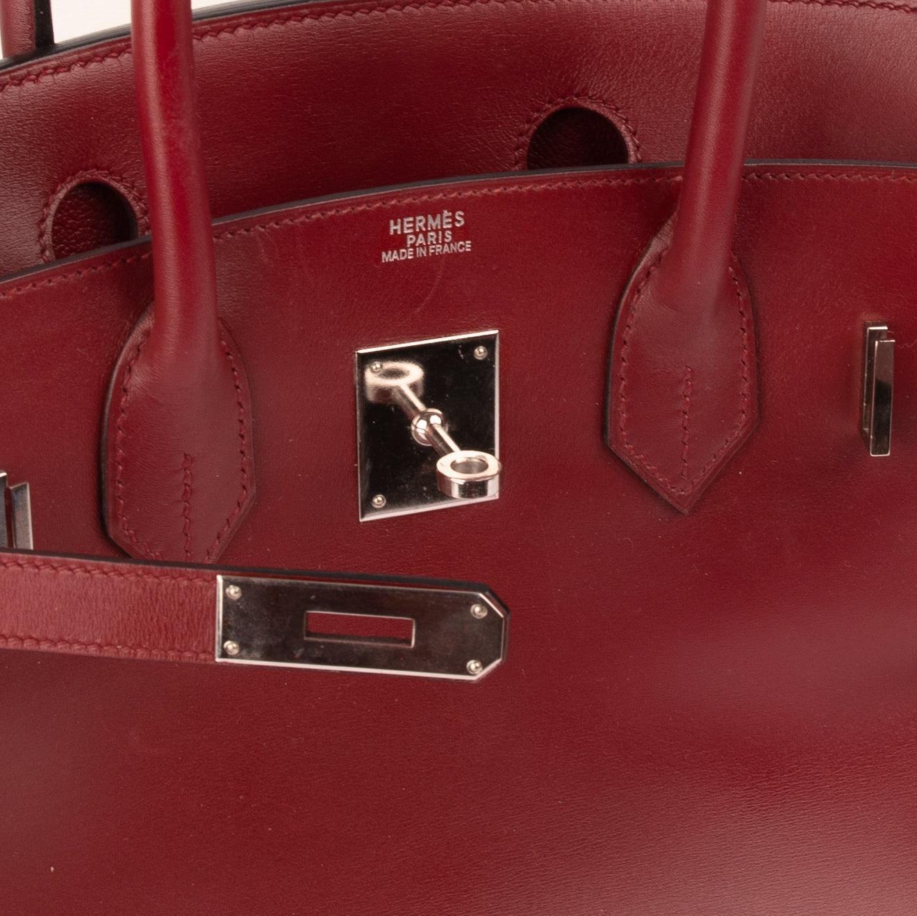 Hermes Box Leather Birkin 30
