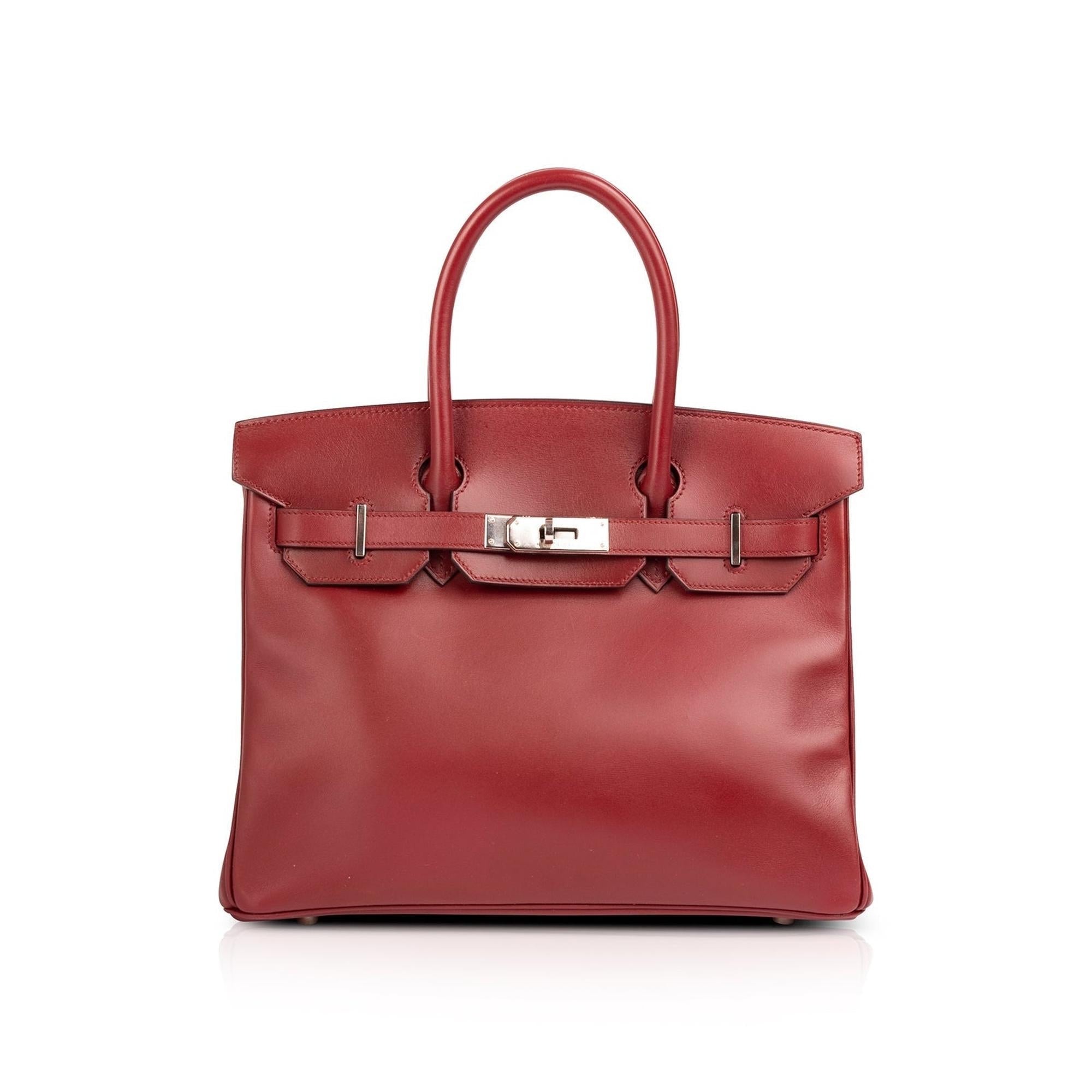 Hermes Box Leather Birkin 30