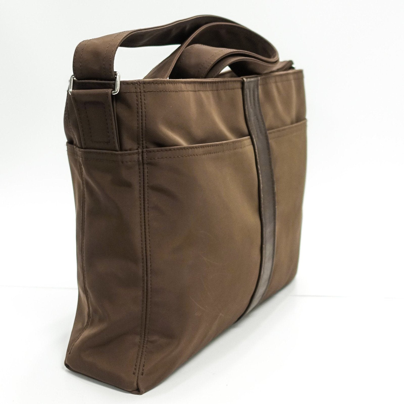 Hermes Brown Acapulco Bassas Men's Bag