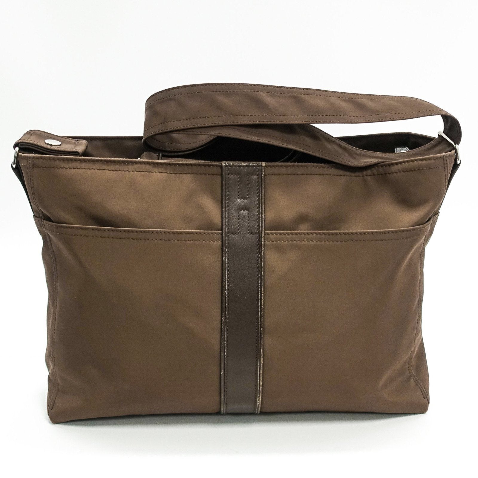 Hermes Brown Acapulco Bassas Men's Bag