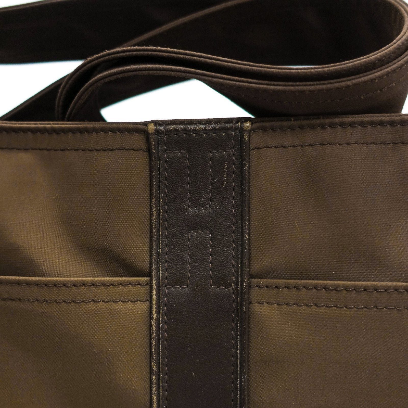 Hermes Brown Acapulco Bassas Men's Bag