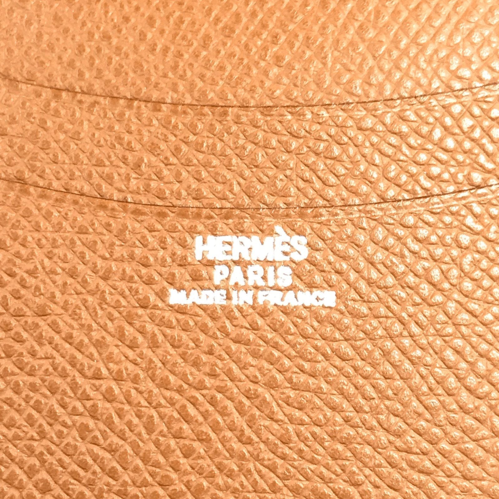 Hermes Brown Zip Around Card Holder