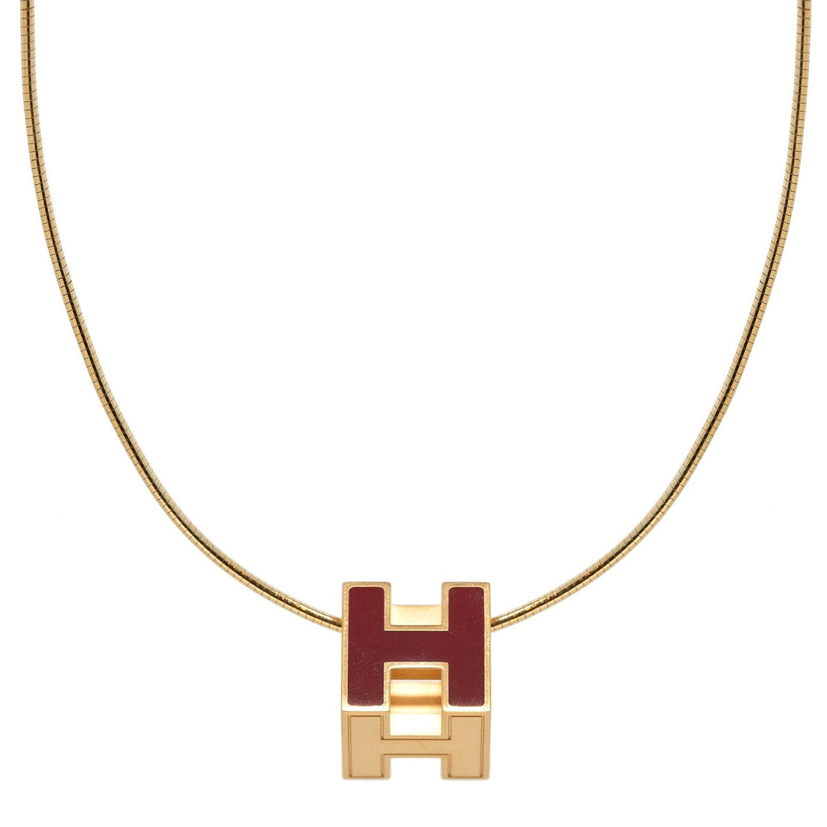 Hermes cage h necklace Clearance