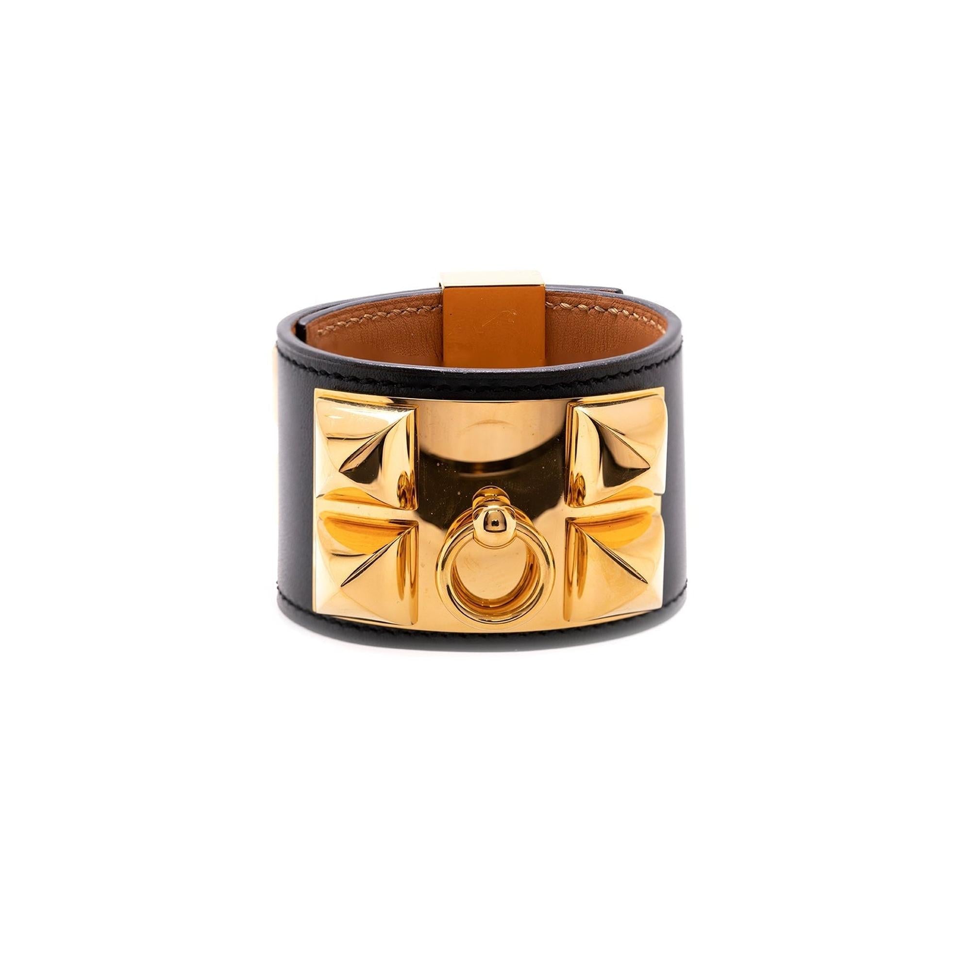 Hermes Collier de Chien Bracelet w/ Box
