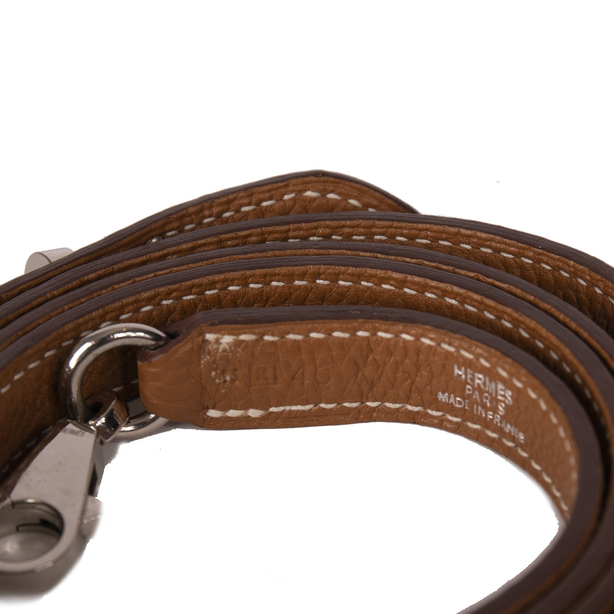 Hermes Epsom Leather Kelly Dog Leash w/ Box