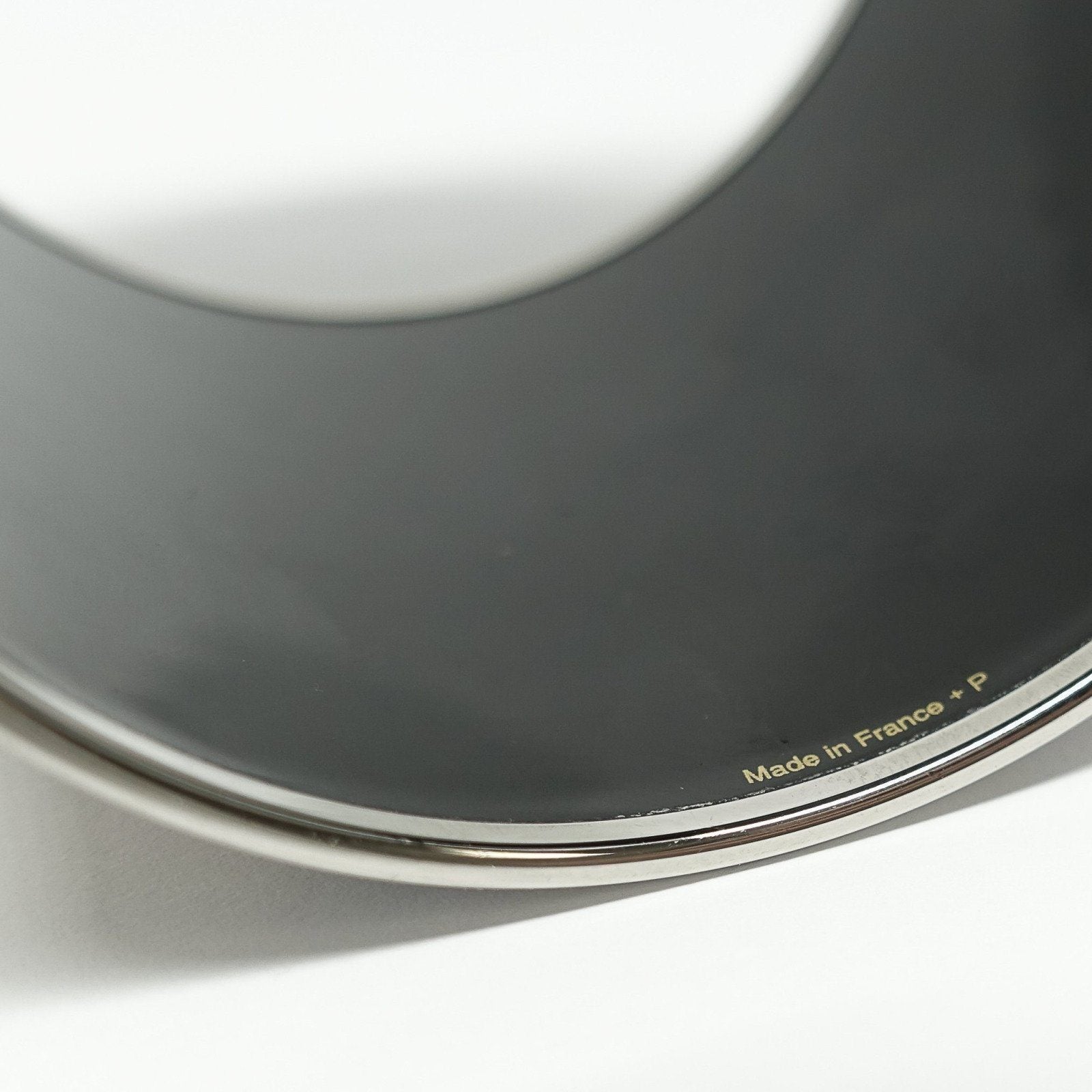 Hermes Extra Wide Enamel Bangle Bracelet