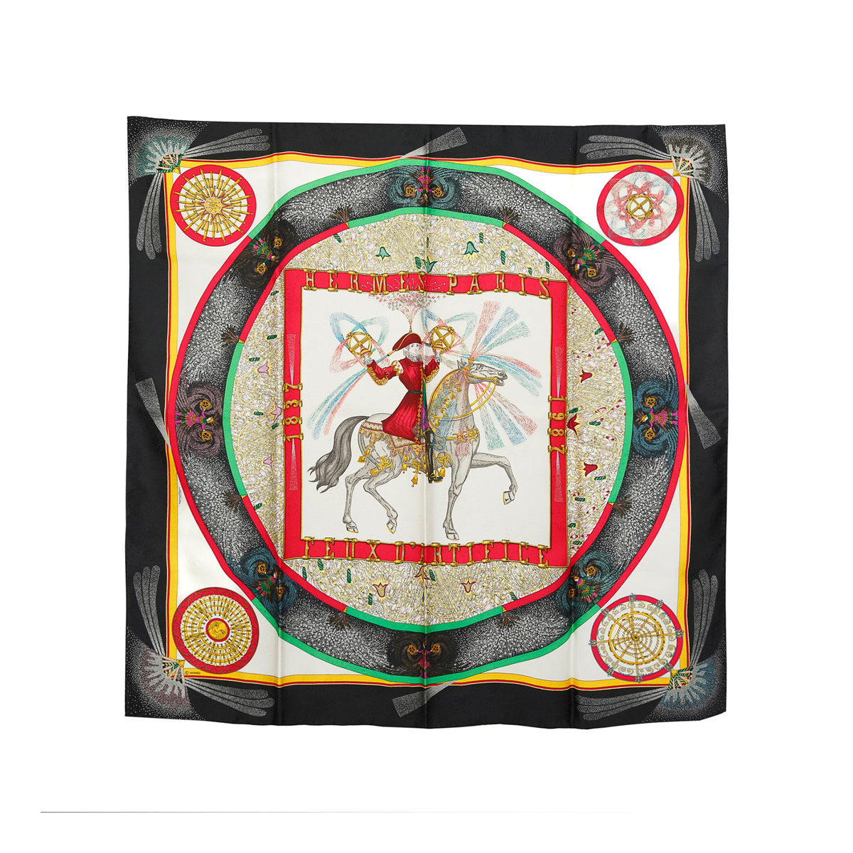 Hermes 'Feux D' Artifice' Silk Scarf 90 w/ Box – OLIVER'S