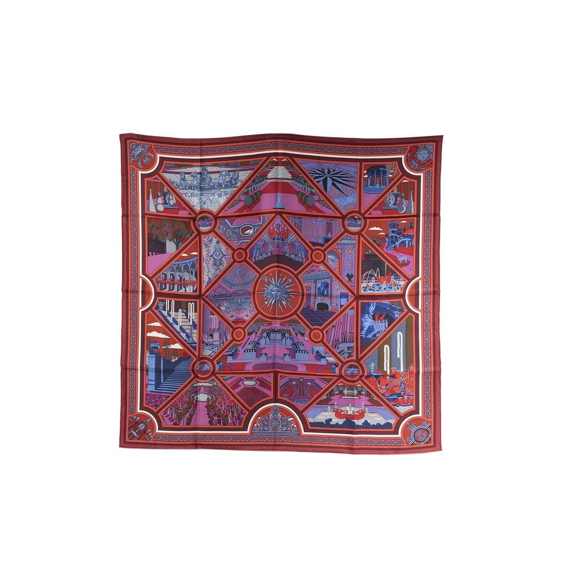 Hermes "Flanerie a Versailles" Silk Scarf w/ Box