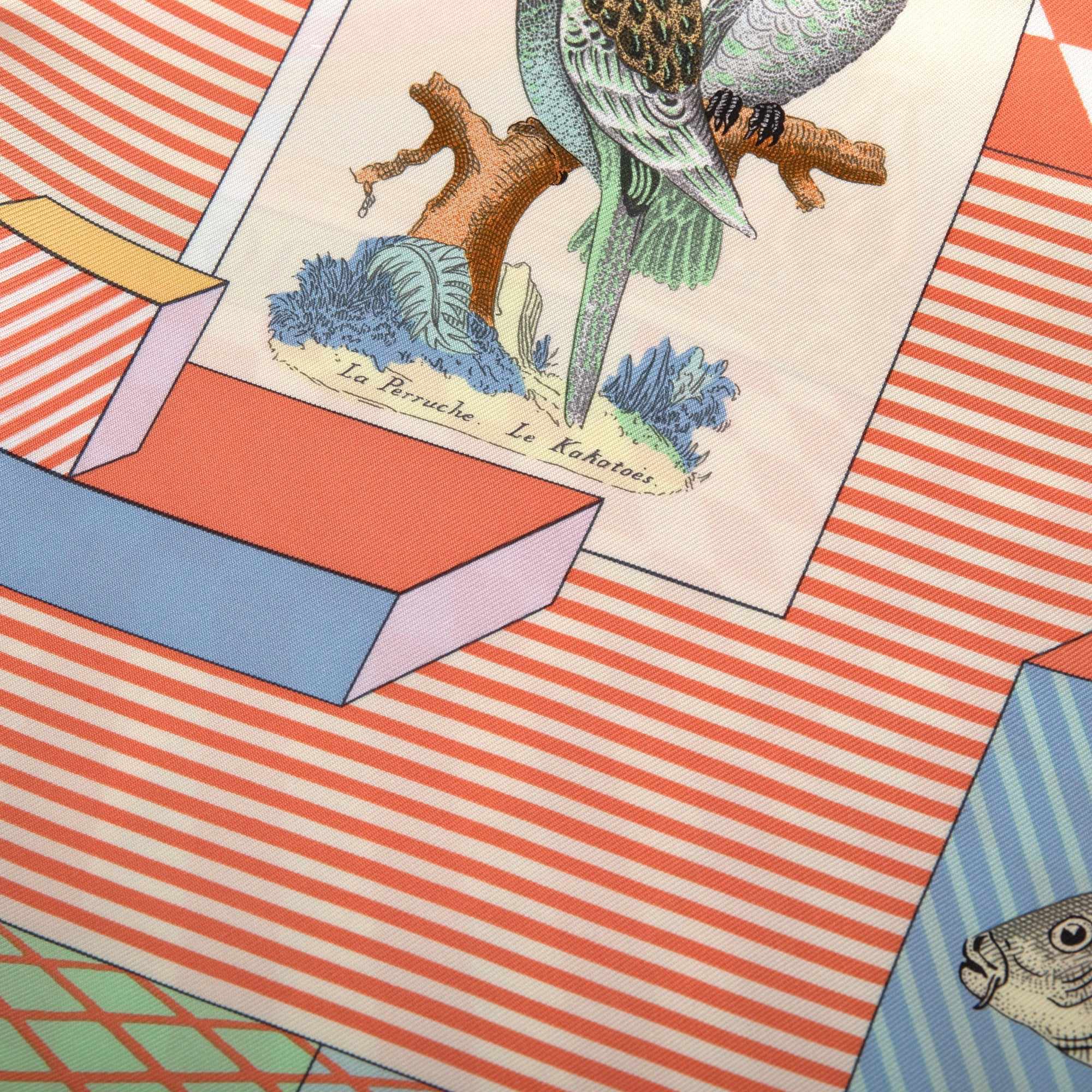 Hermes 'Grand Theatre Nouveau ' Silk Scarf w/ Box