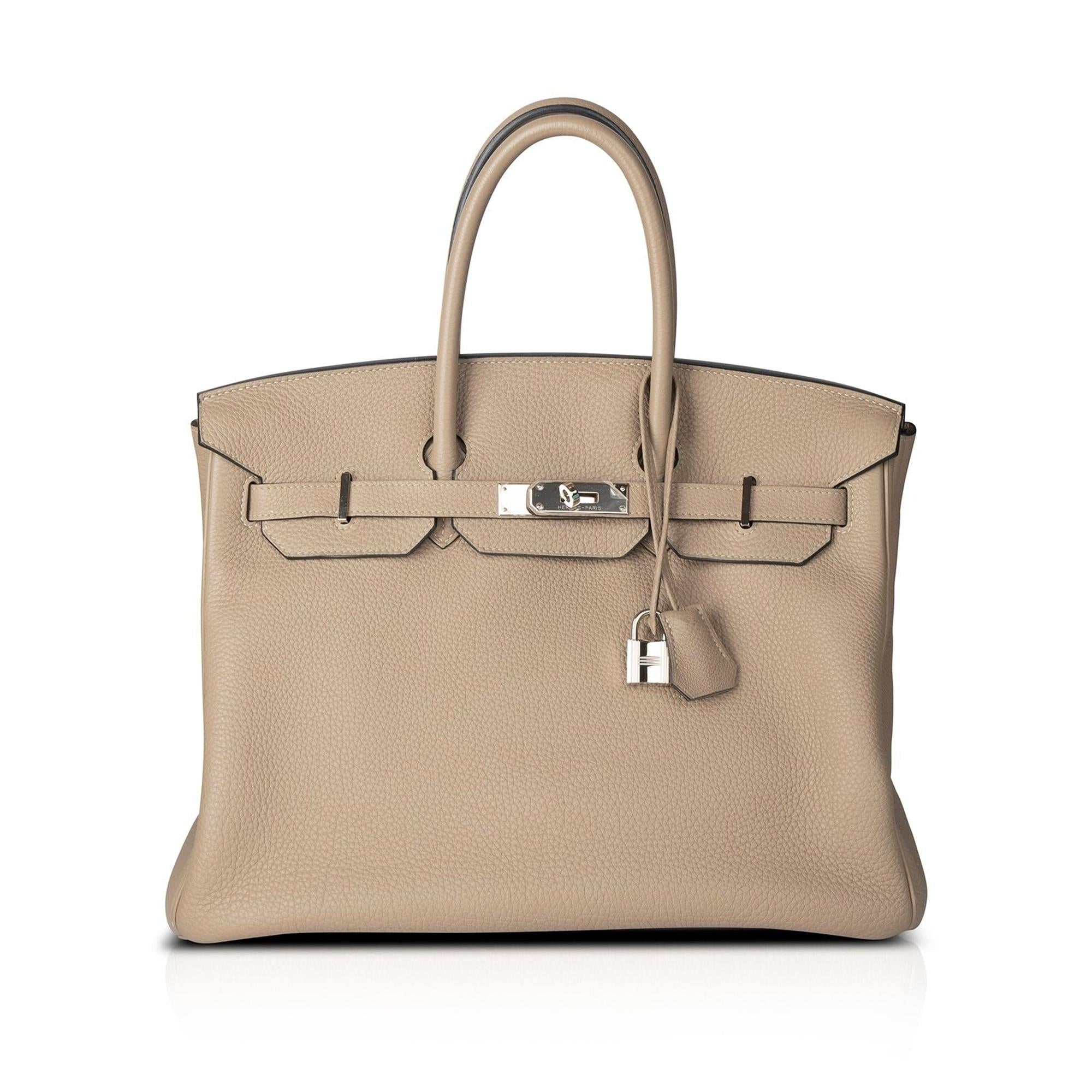 Hermes Gris Tourterelle Togo Birkin 35