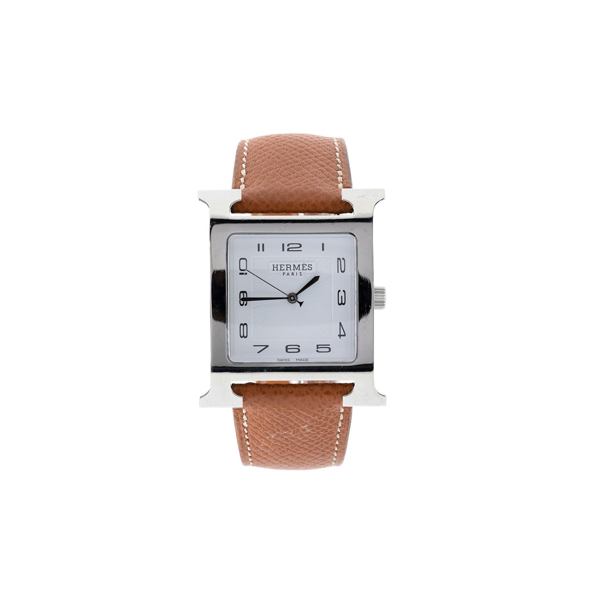 Hermes Heure H Watch, Medium Model