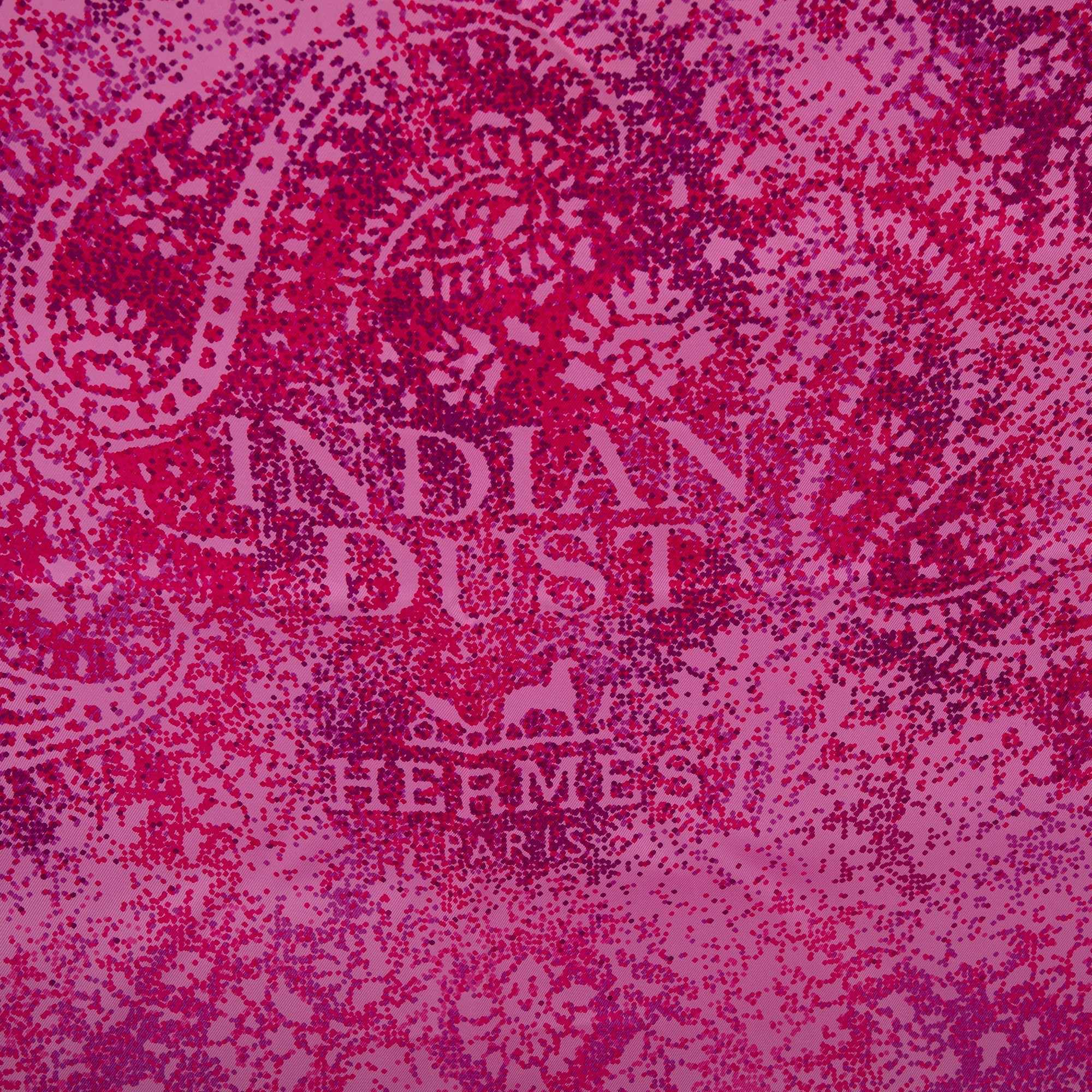 Hermes 'Indian Dust' Silk Scarf w/ Box