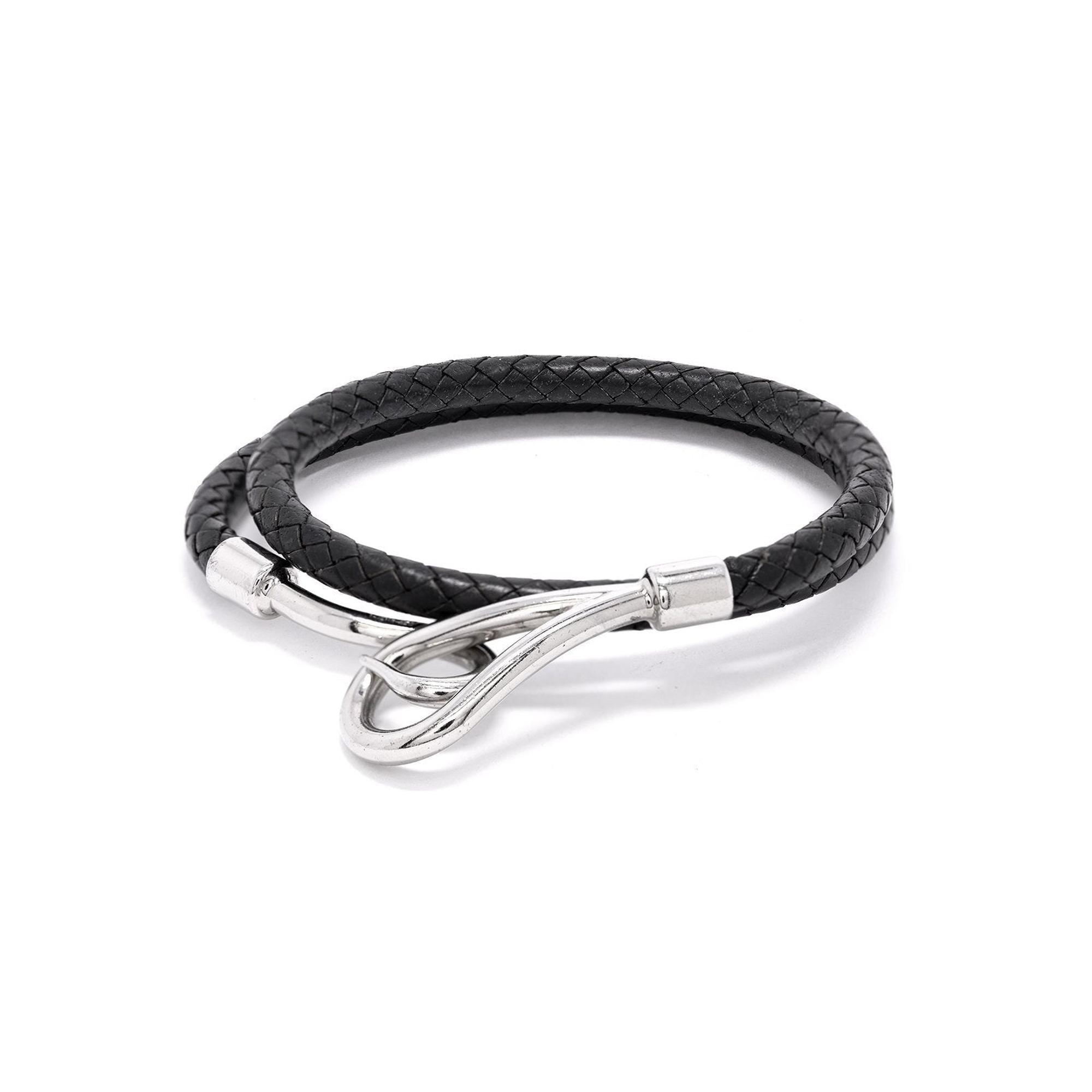 Hermes Jumbo Hook Double Tour Wrap Bracelet