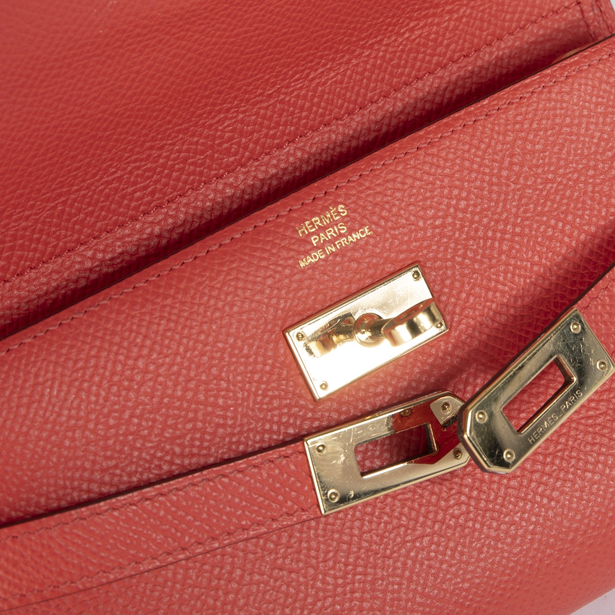 Hermes Kelly Depliant Medium Verso Wallet w/ Box