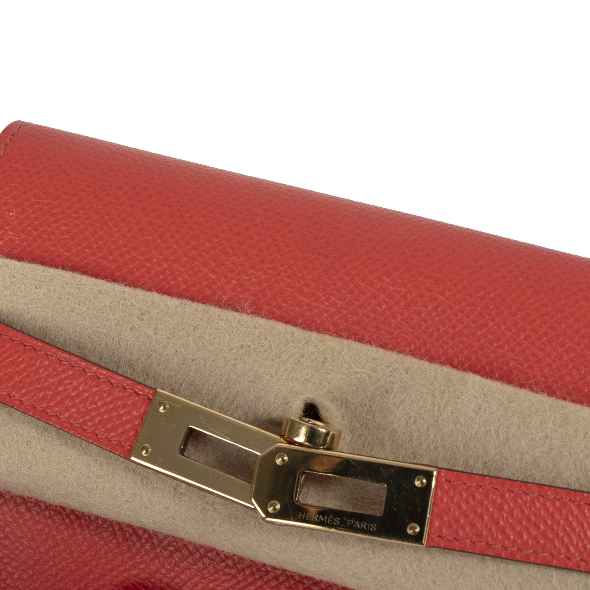 Hermes Kelly Depliant Medium Verso Wallet w/ Box