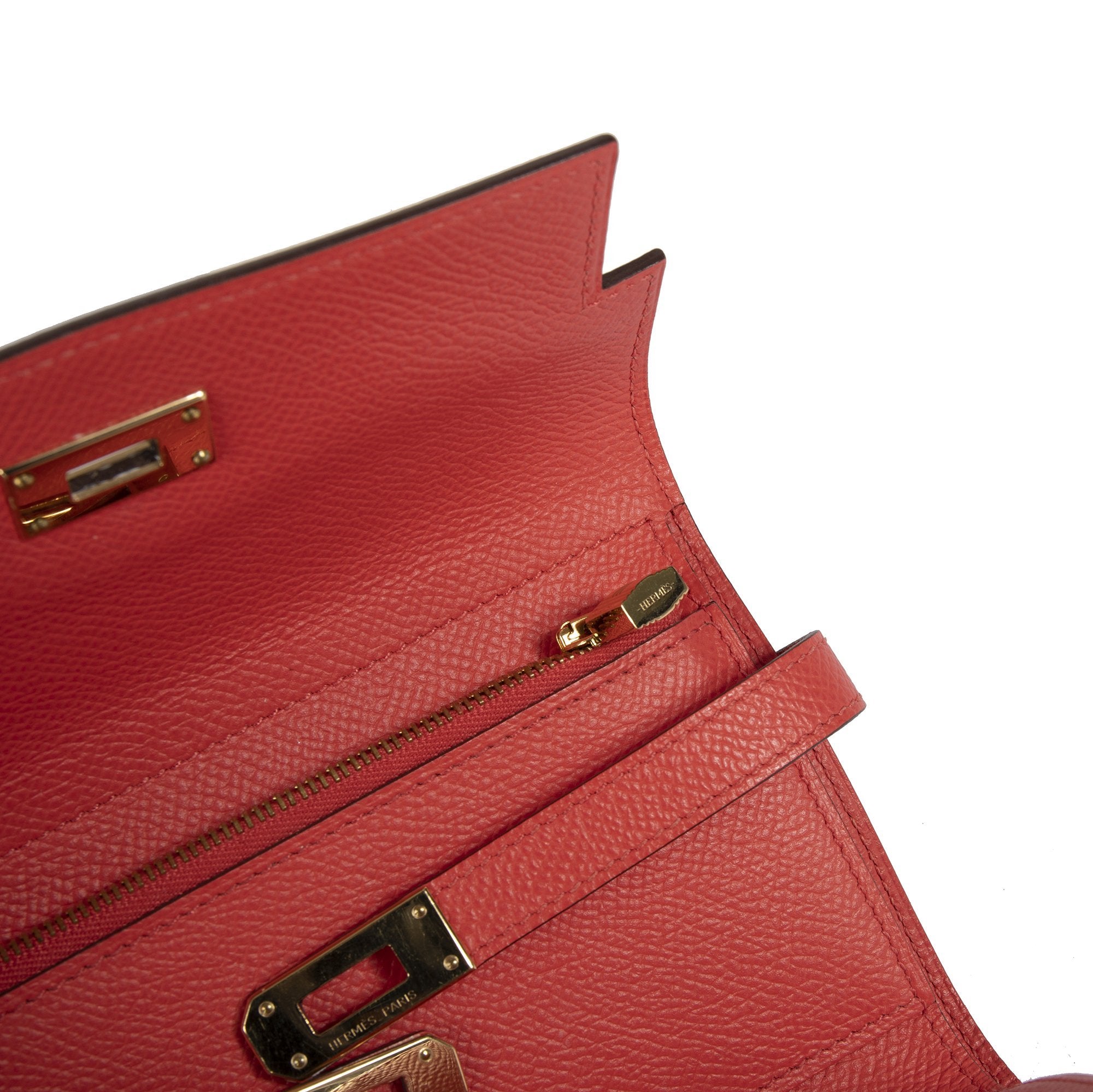 Hermes Kelly Depliant Medium Verso Wallet w/ Box