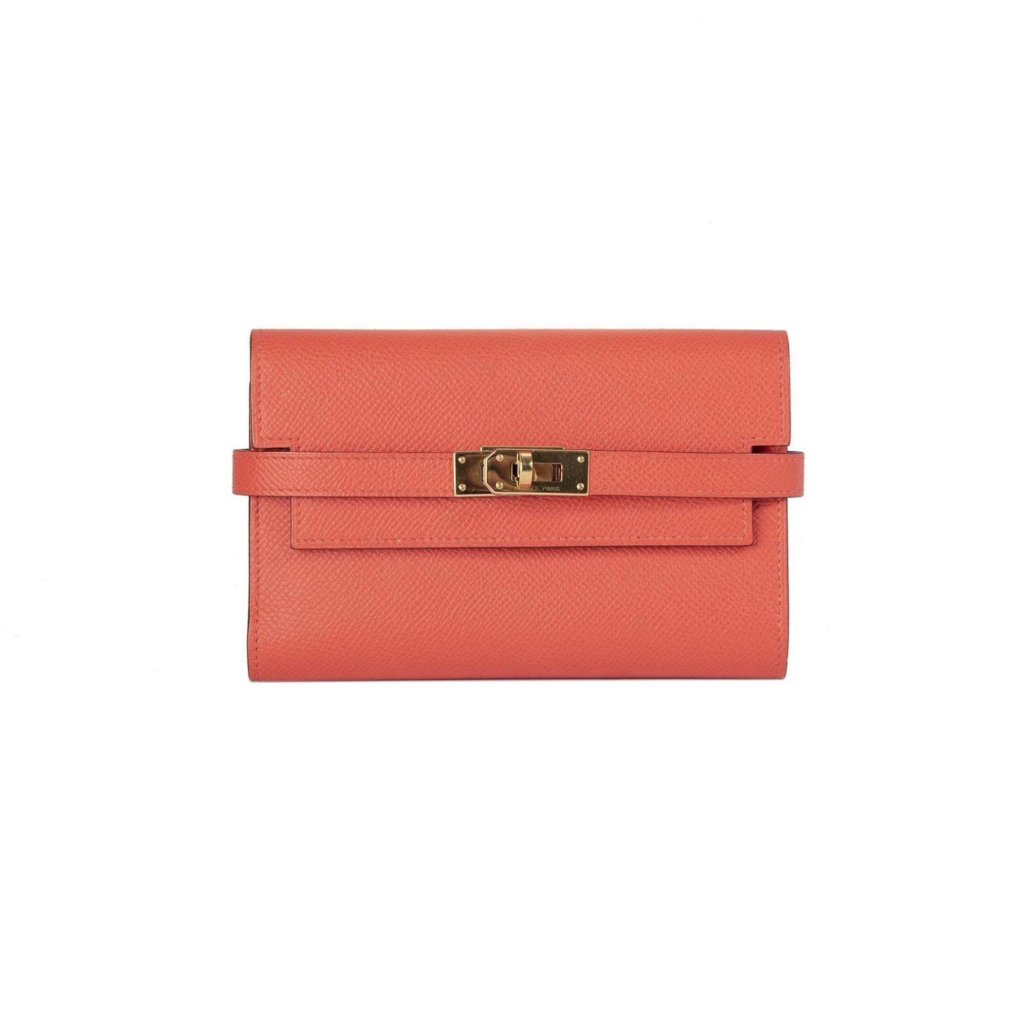 Hermes Kelly Depliant Medium Verso Wallet w/ Box