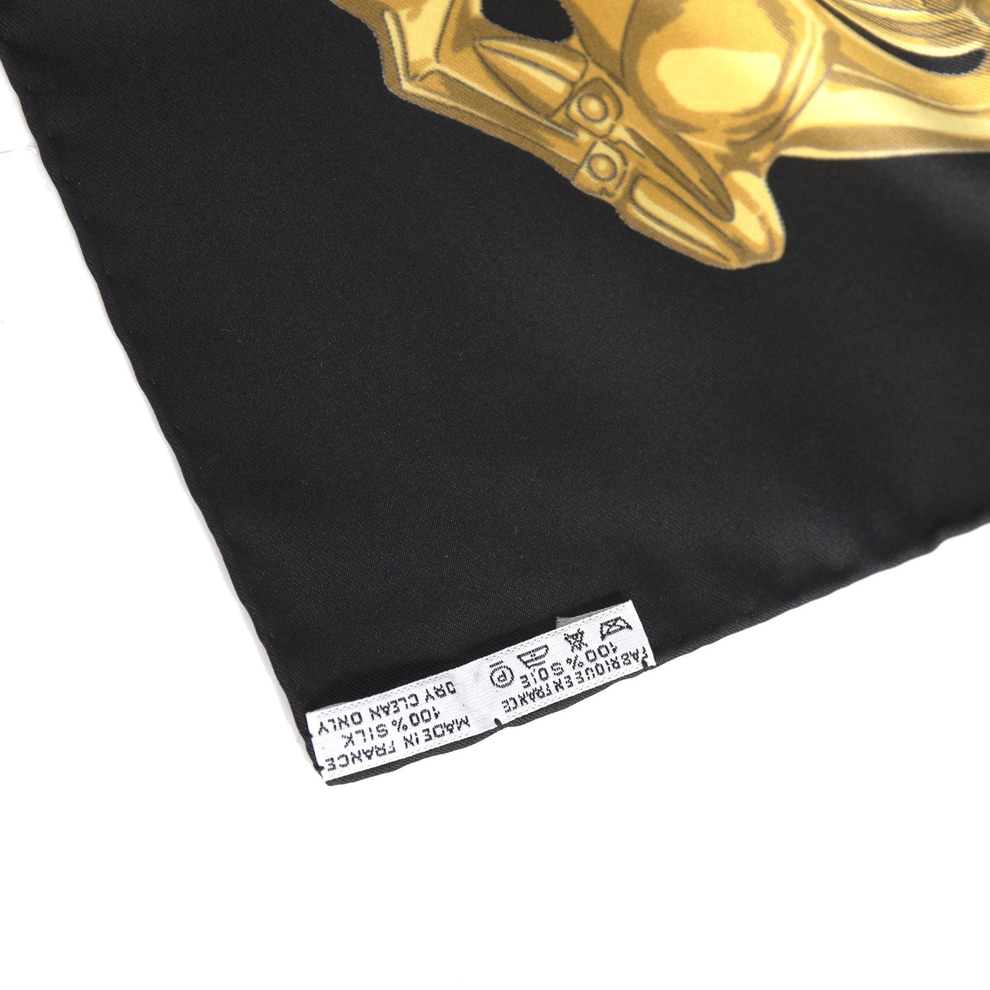 Hermes "Les Cavaliers D'OR Silk Scarf