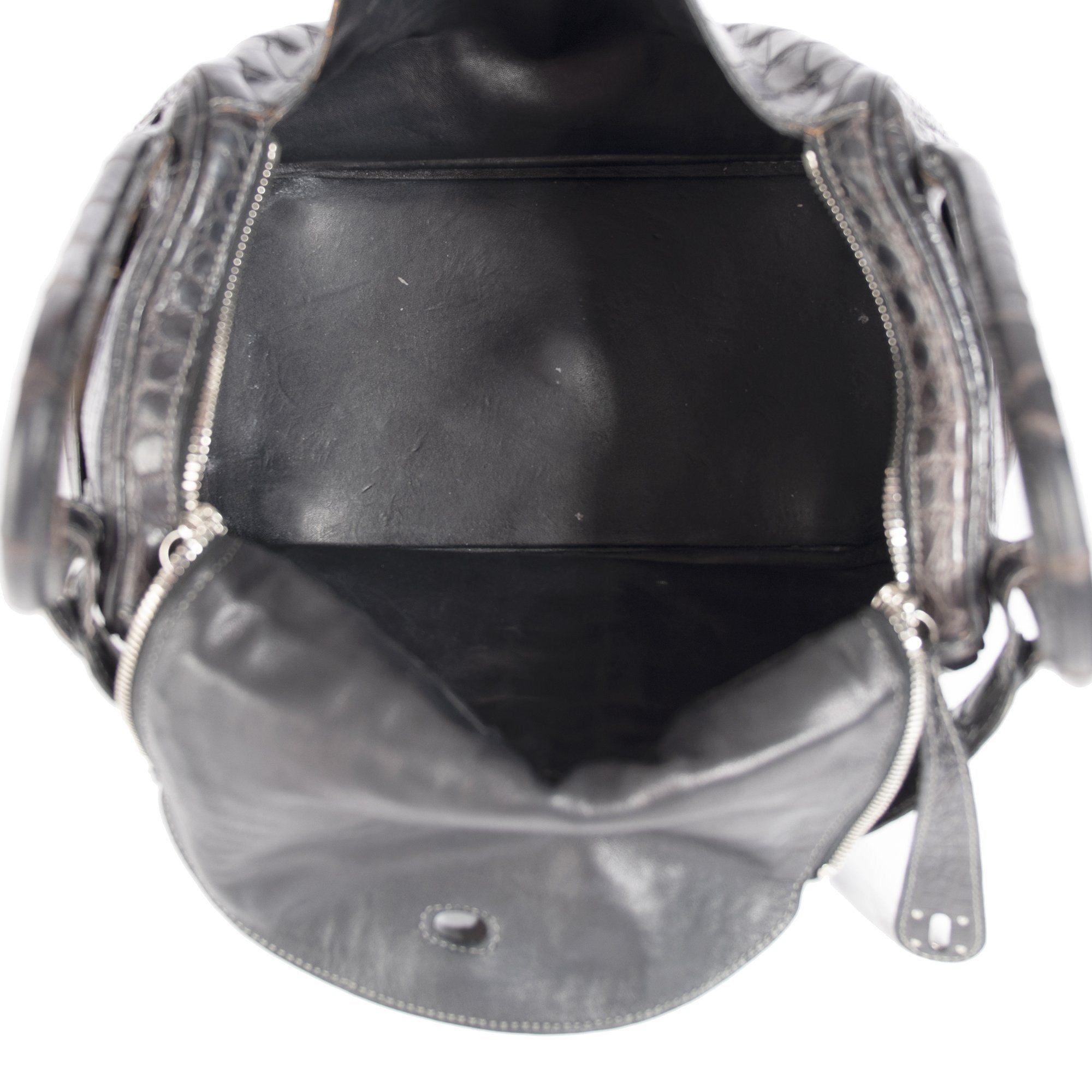 Hermes Matte Niloticus Crocodile Lindy 30