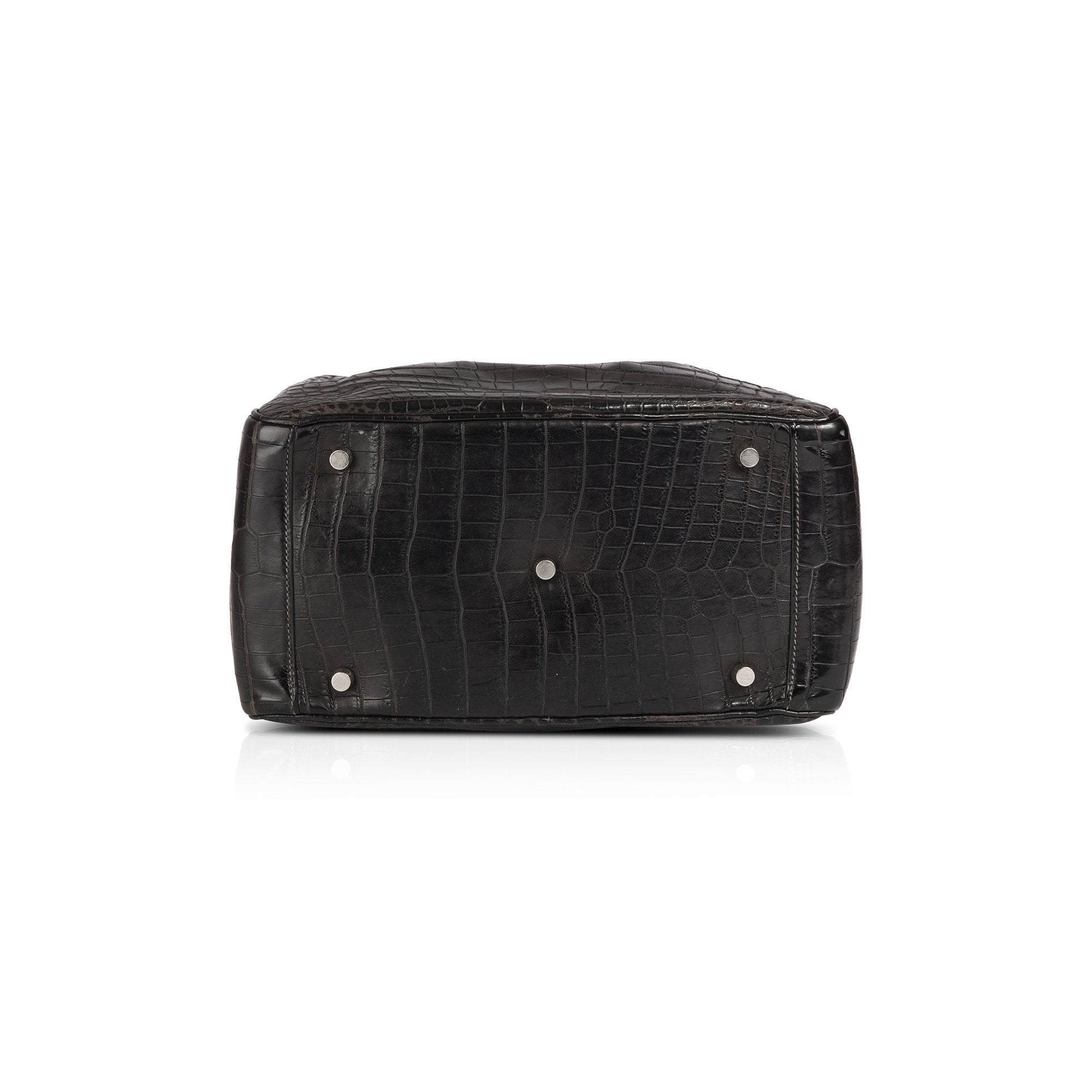 Hermes Matte Niloticus Crocodile Lindy 30