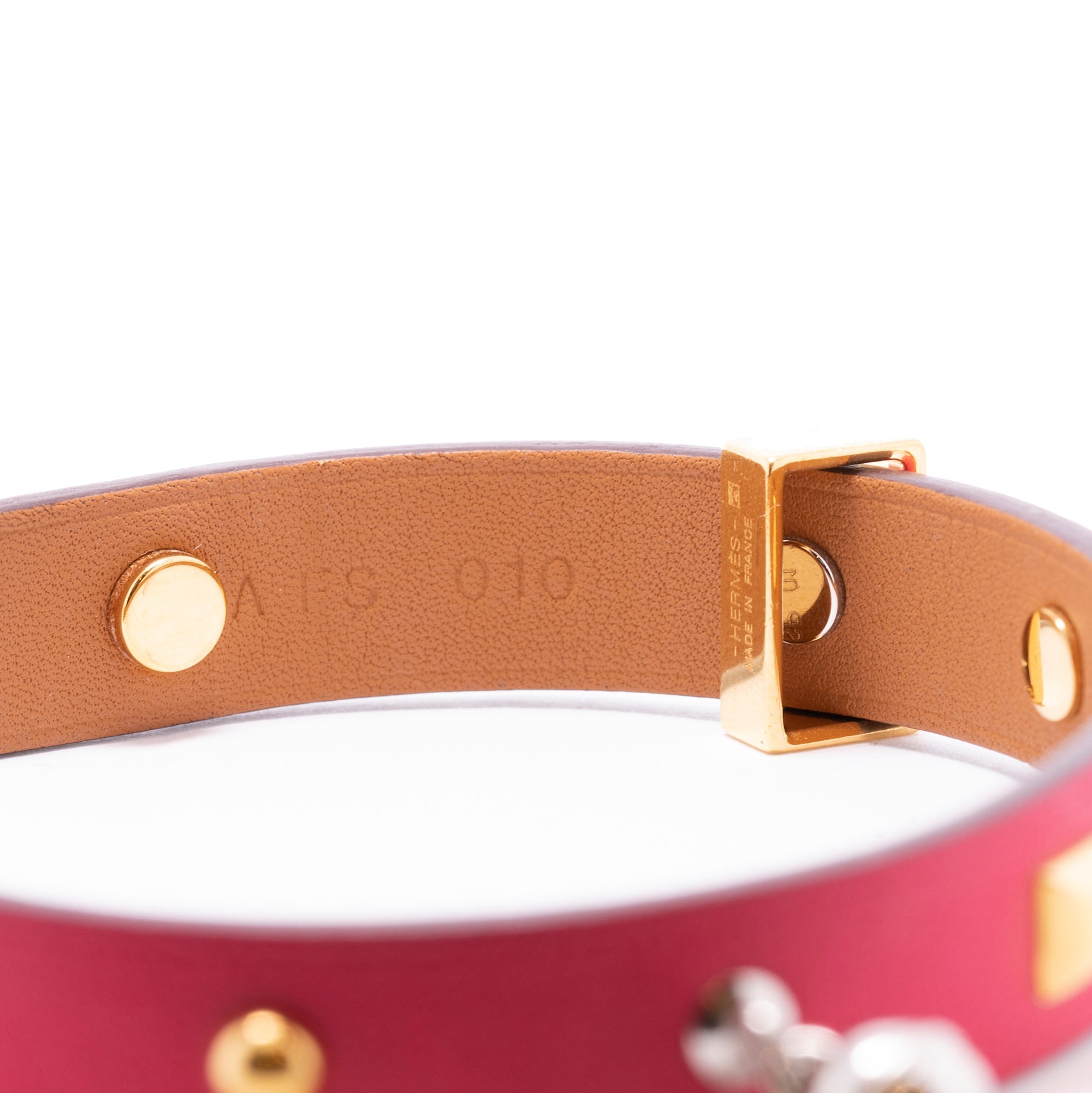 Hermes Mini Dog Clous Bracelet