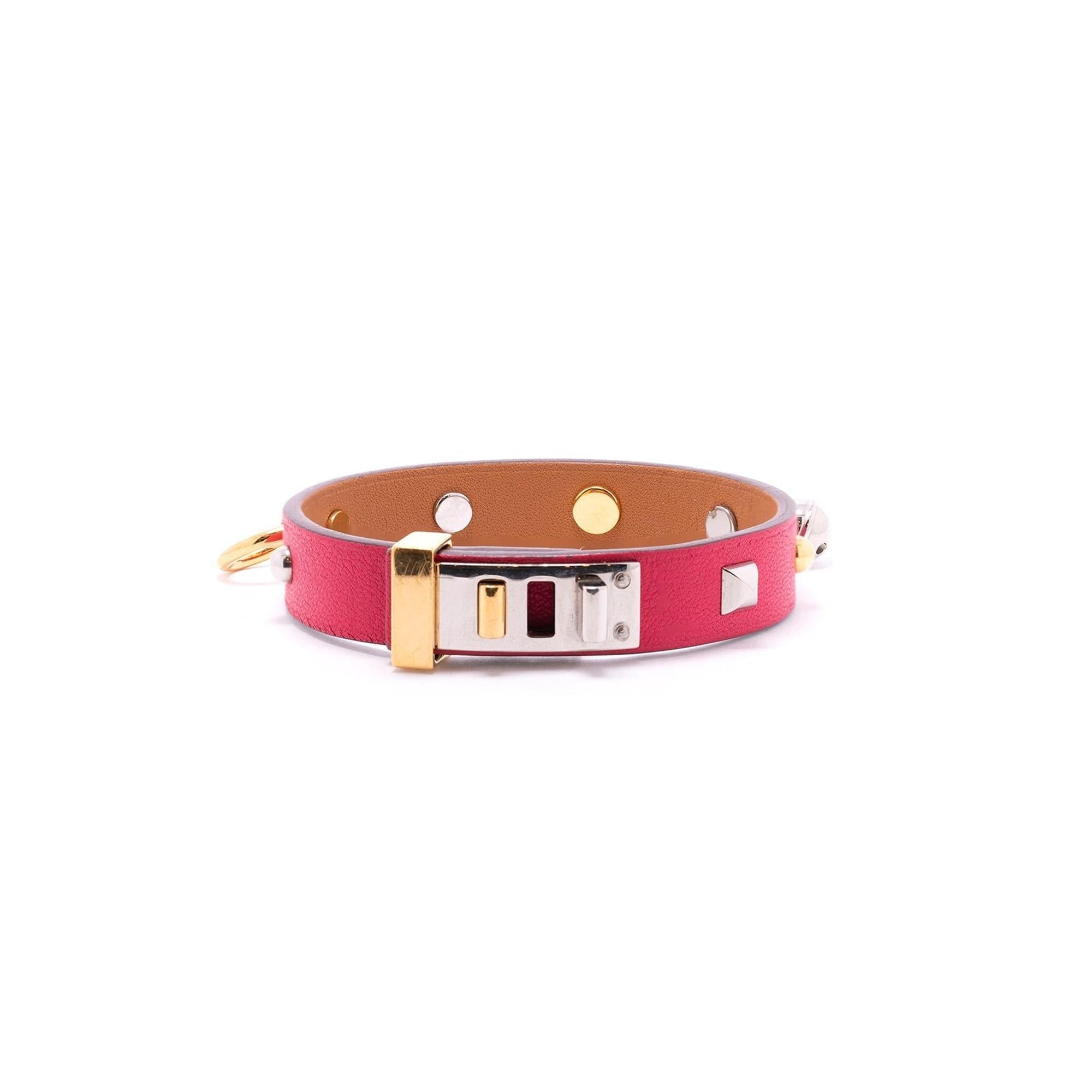 Hermes Mini Dog Clous Bracelet