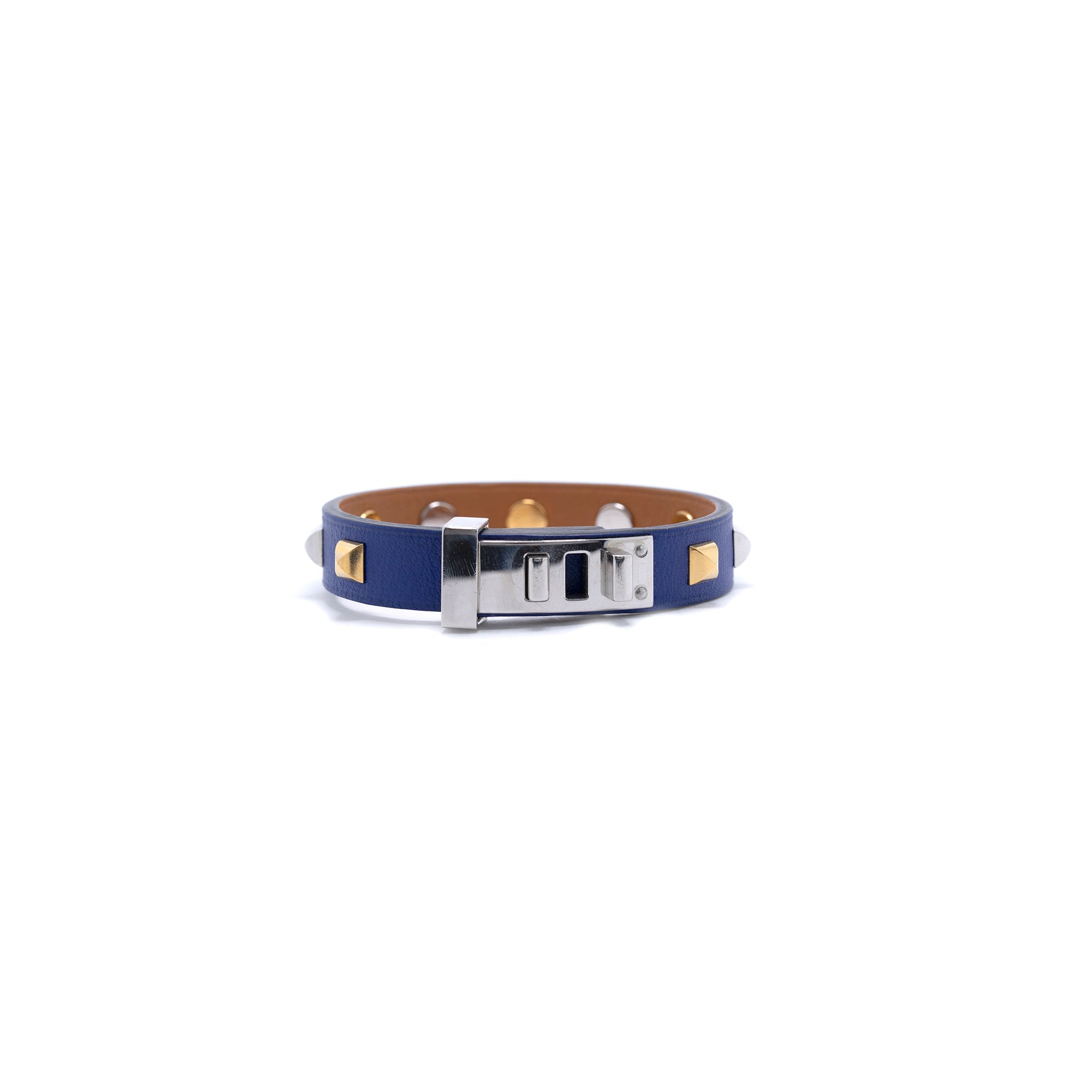 Hermes Mini Dog Clous Carres Bracelet