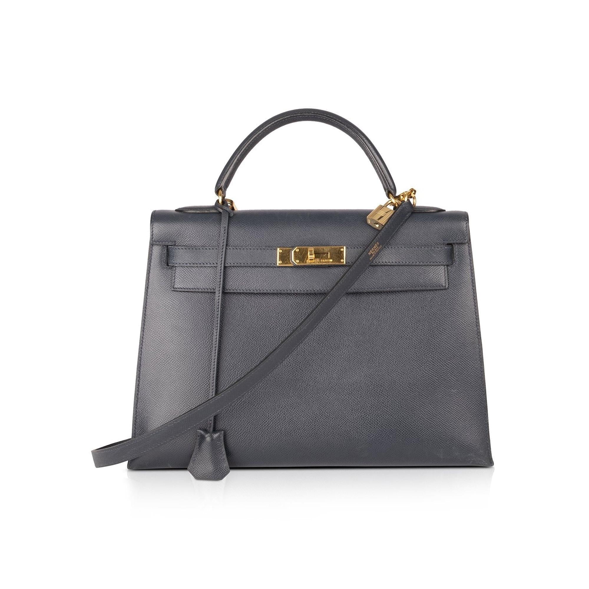 Hermes Navy Kelly Retourne 32