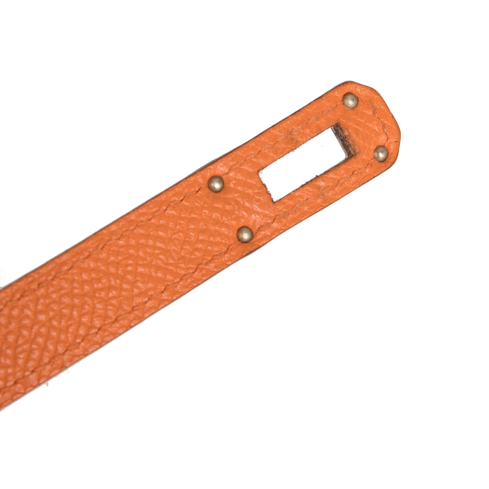 Hermes Orange Epsom Classic Kelly Wallet w/ Box