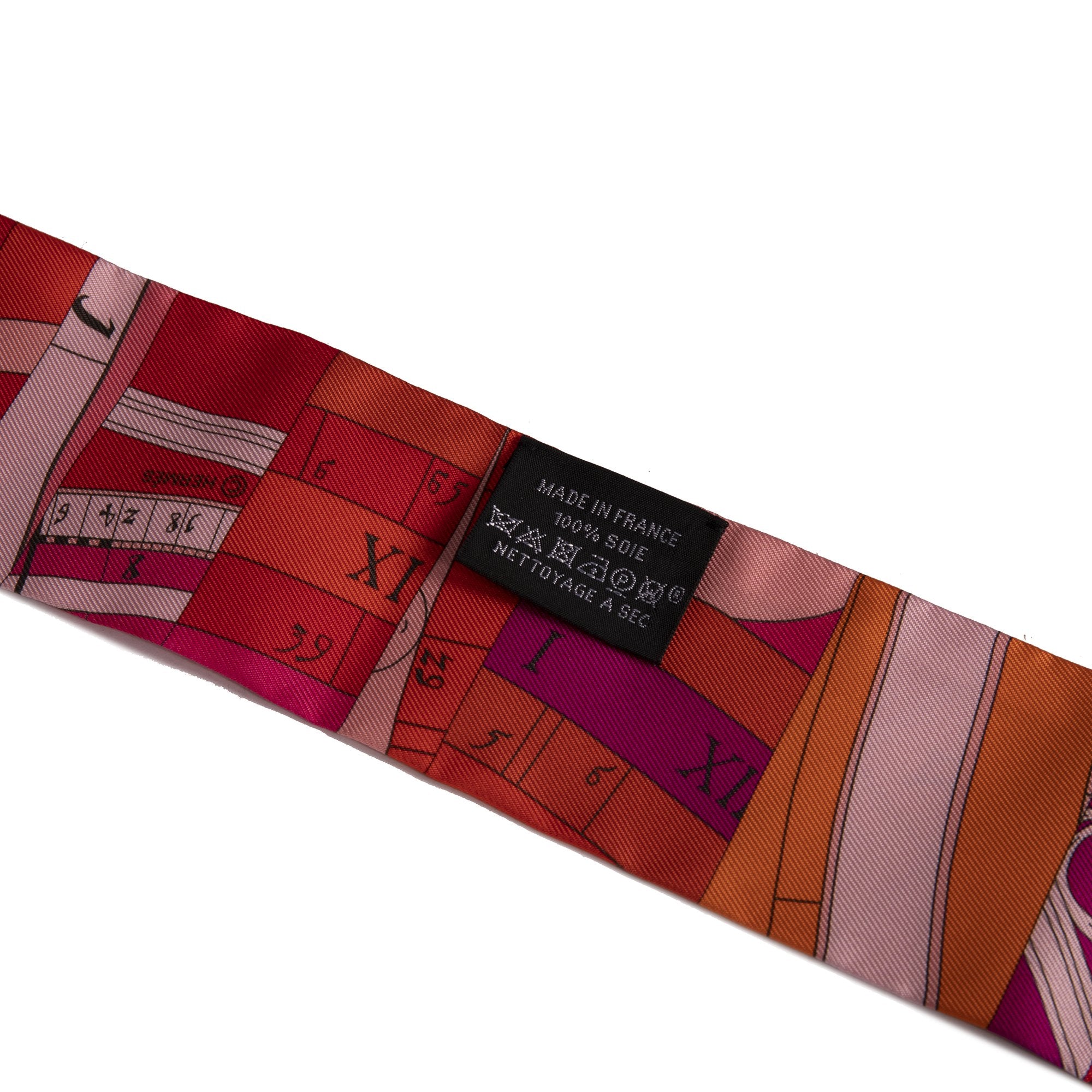 Hermes Pink Astrologie Nouvelle Silk Twilly w/ Box