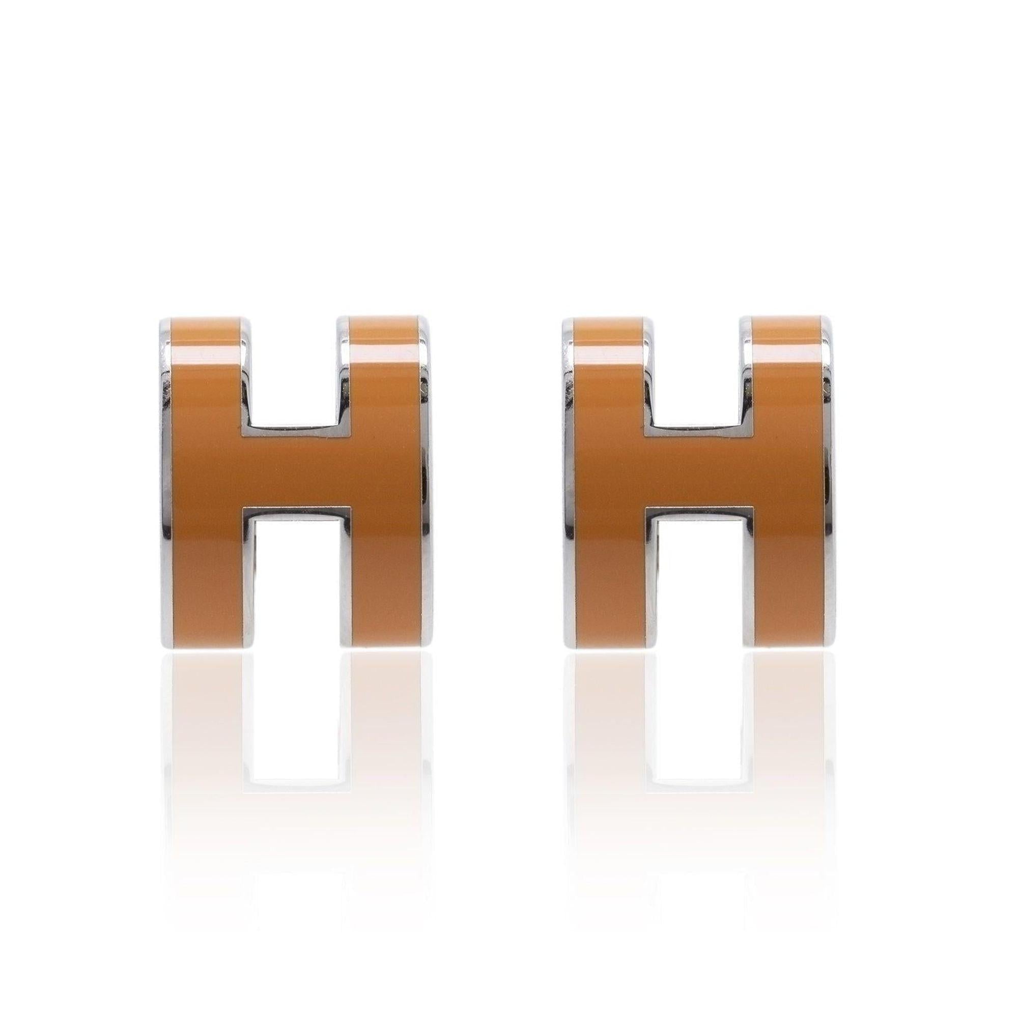 Hermes Pop H Earrings w/ Box