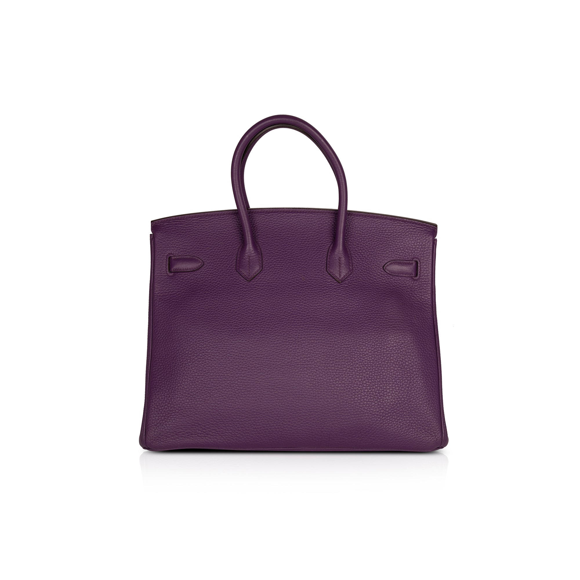 Hermes Purple Clemence Birkin 35