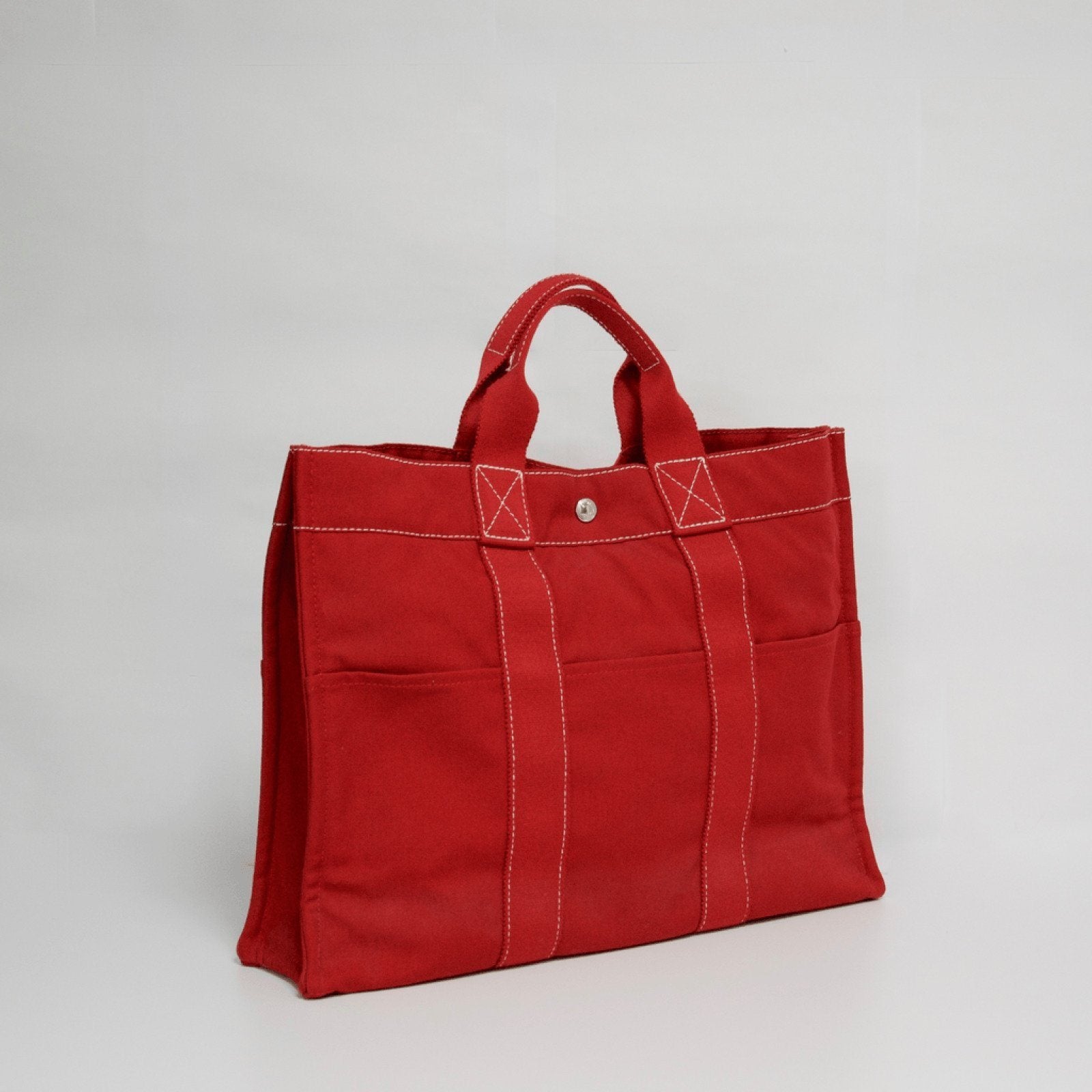 Hermes Red Beach Bag