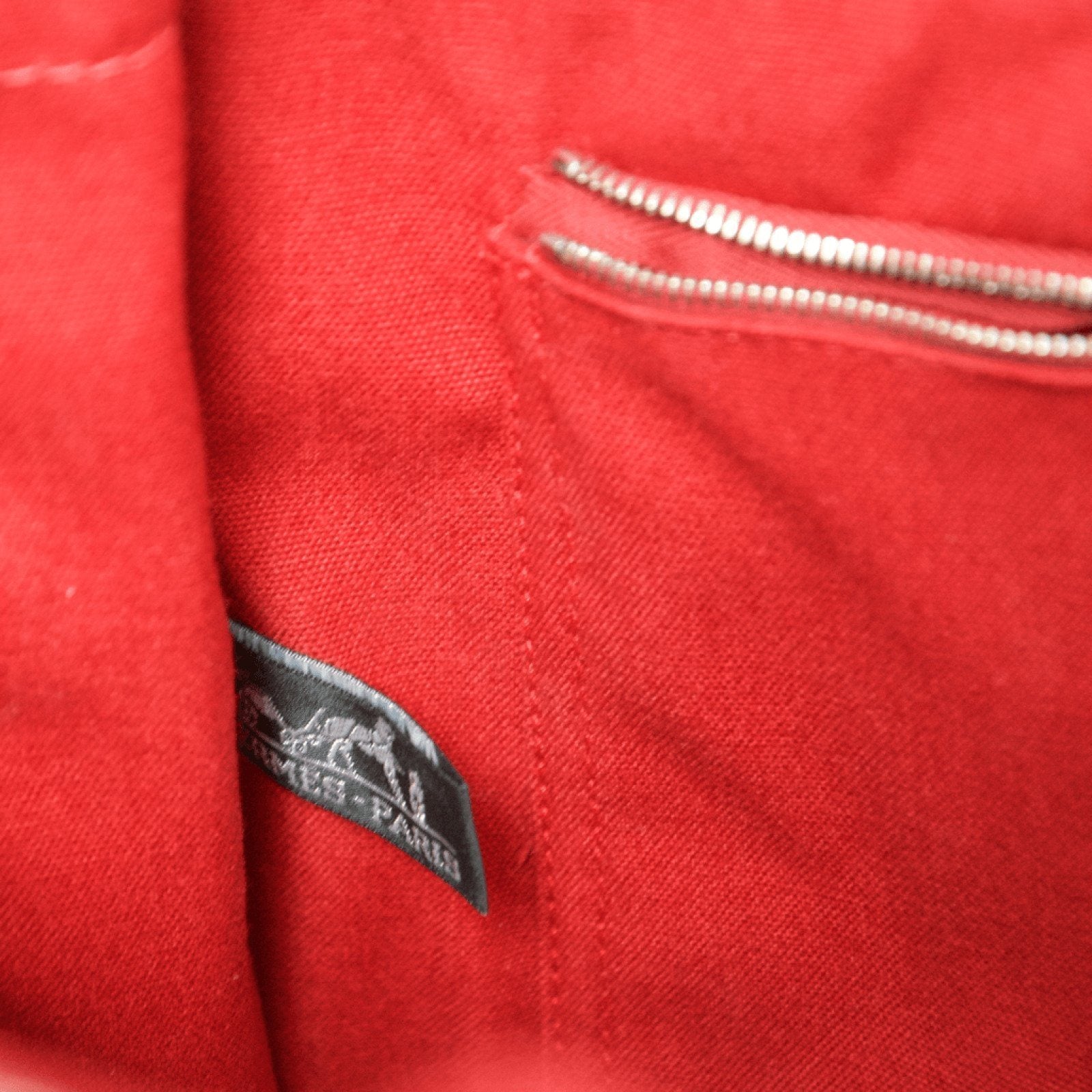 Hermes Red Beach Bag